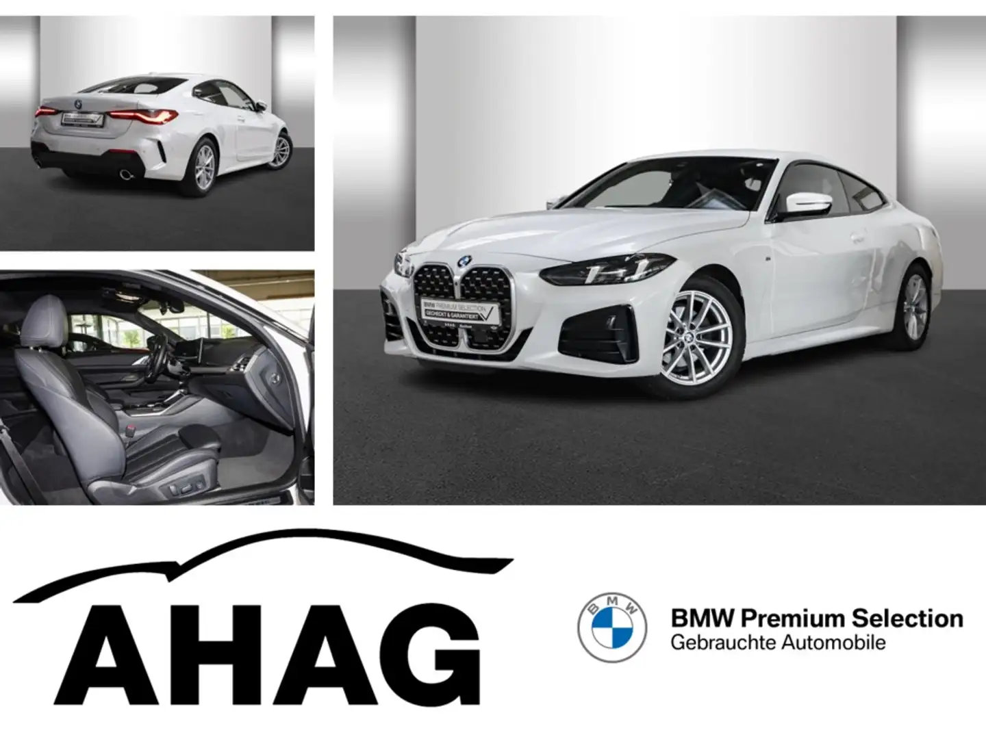 BMW 420 i Coupe Aut. Facelift M Sport Leder Hifi Weiß - 1