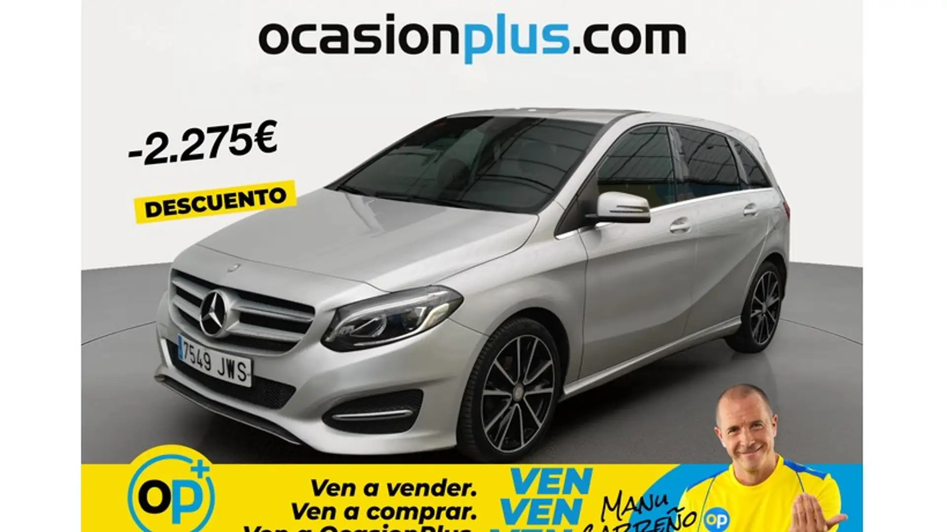 Mercedes-Benz B 180 180d 7G-DCT Plateado - 1