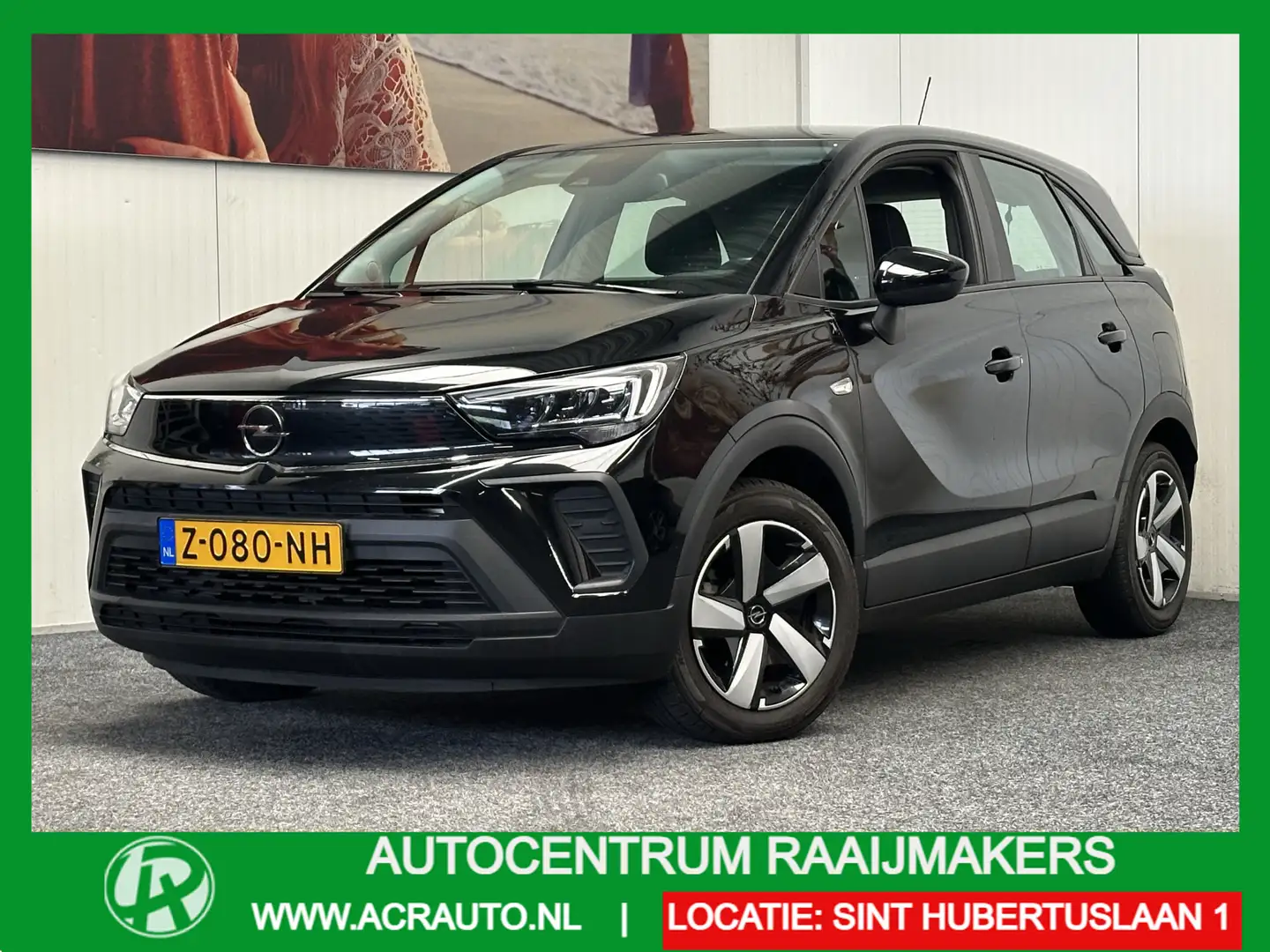 Opel Crossland 1.2 EDITION NAVIGATIE AIRCO CRUISE CONTROL APPLE C Zwart - 1