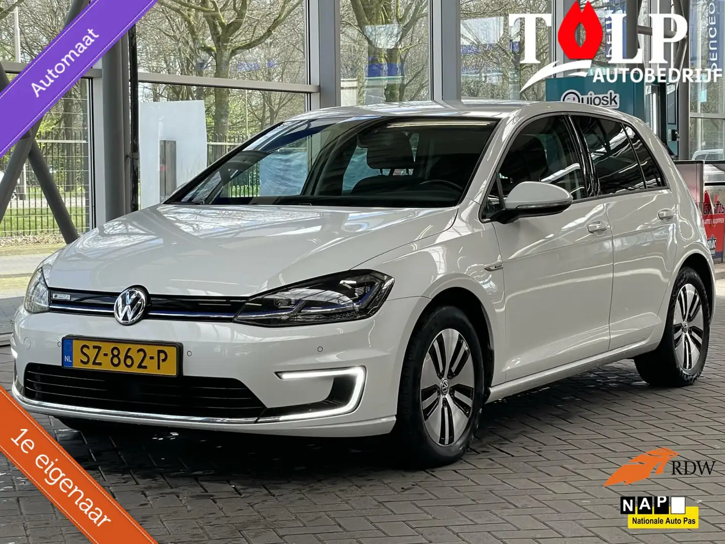 Volkswagen e-Golf Automaat 2018 Elektrisch Incl btw !!! Biały - 1