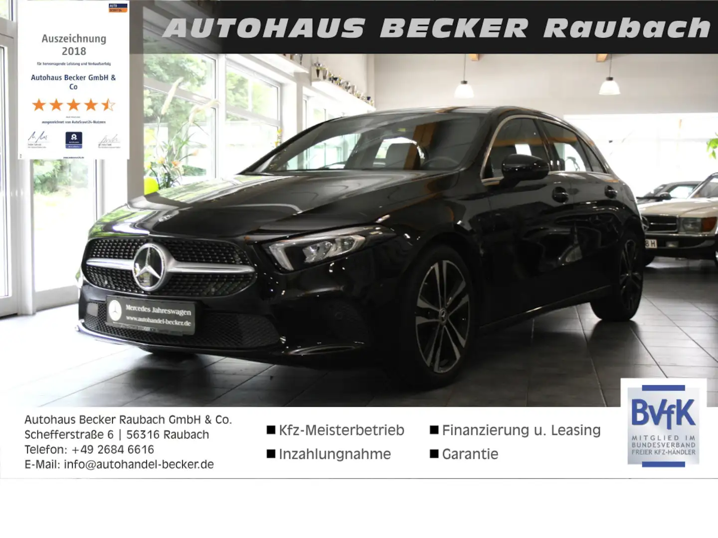 Mercedes-Benz A 180 Progres. *MBUX*Sounds.*LED*Ambientebelel. Zwart - 1
