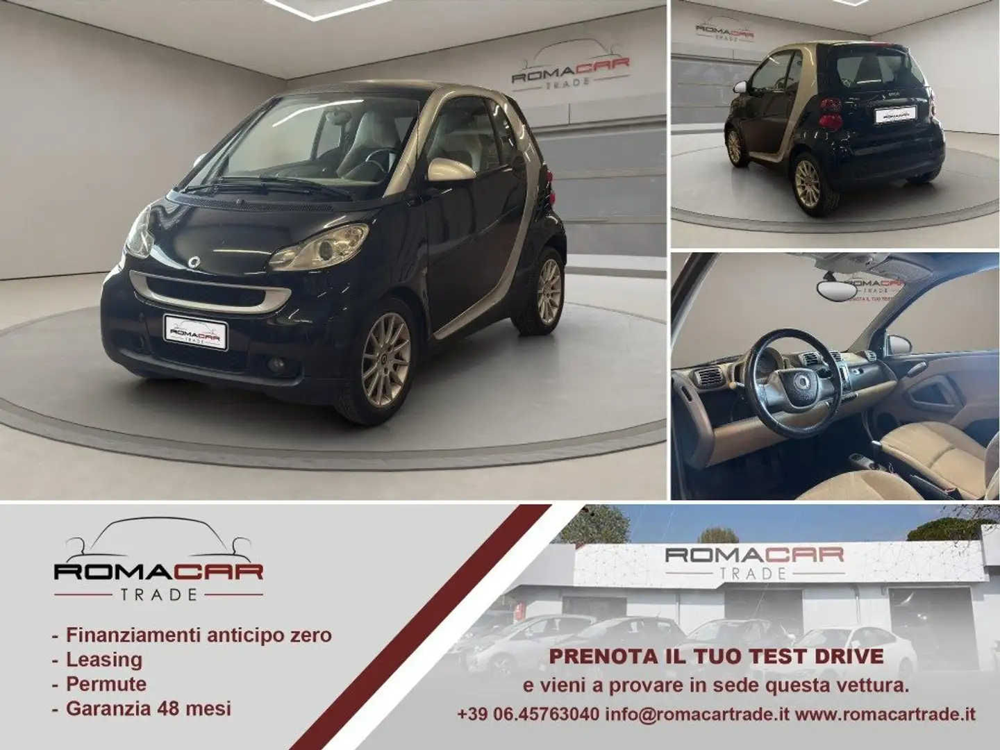 smart forTwo 1000 52 kW coupé passion Nero - 1