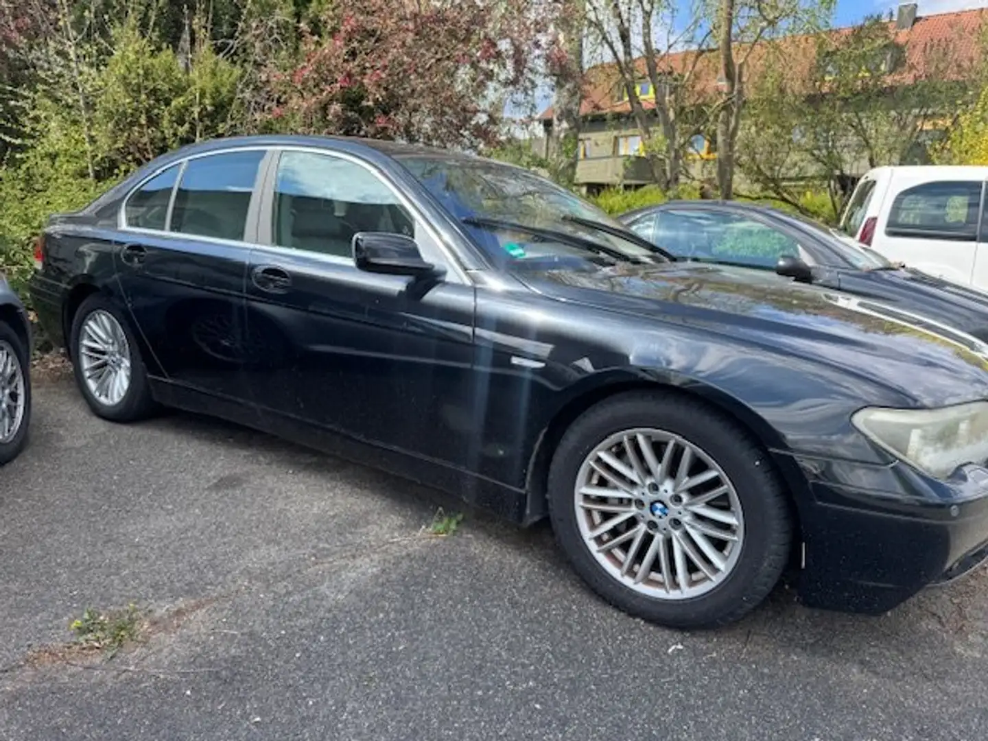 BMW 745 Baureihe 745i  ****KLIMAAUTOMATIK****ALU**LEDER* Negro - 2