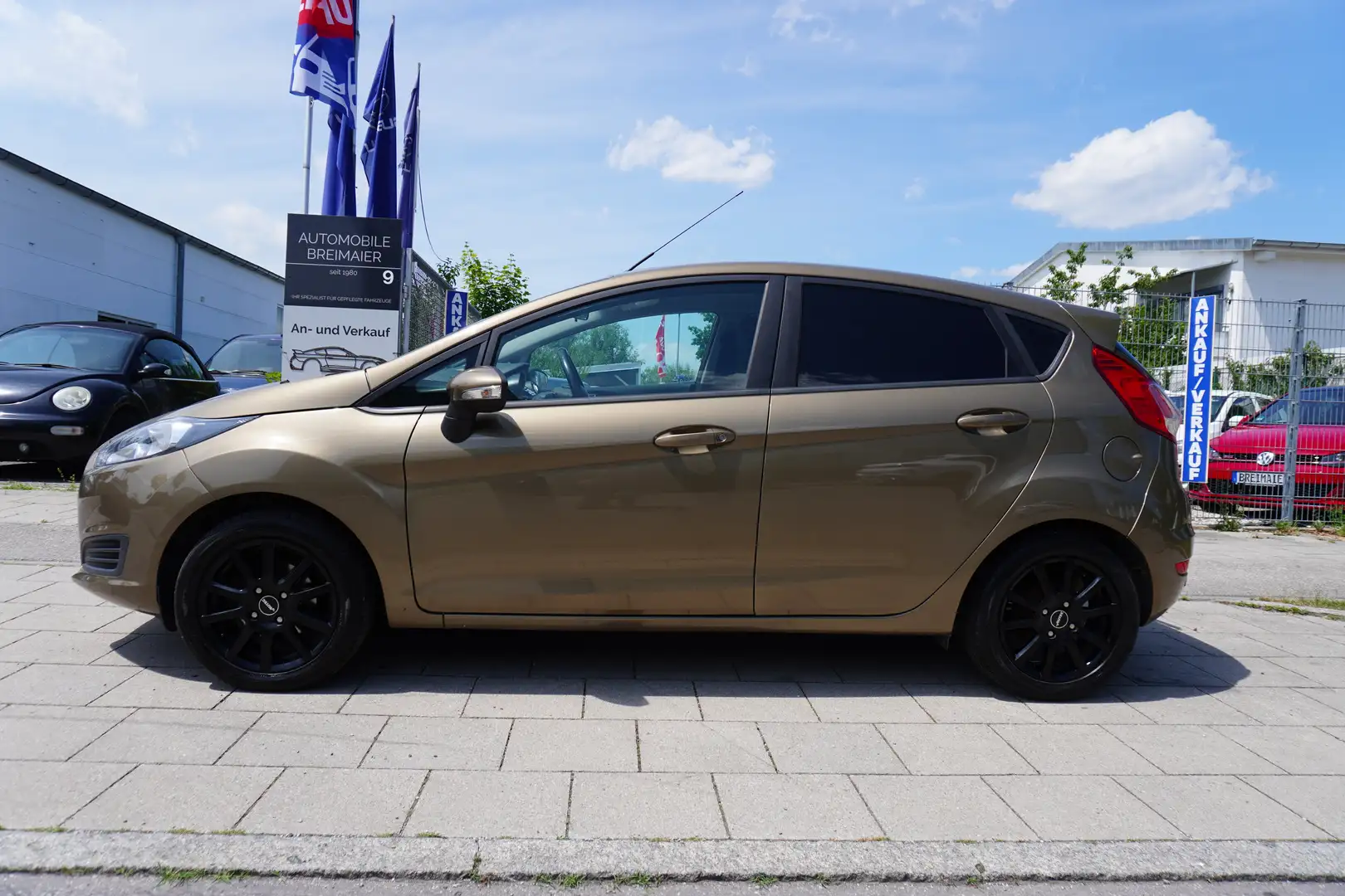 Ford Fiesta SYNC EDITION*TÜV NEU*101 PS*KLIMA*LM*KLIMA*NAVI Beige - 2