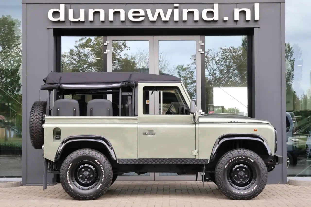 Land Rover Defender 90*BENZINE*SOFTTOP*EXMOOR*PANGEA GREEN*TOP STAAT*, foto 2