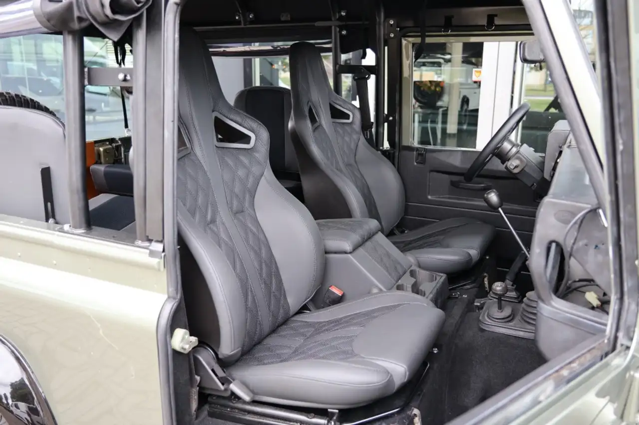 Land Rover Defender 90*BENZINE*SOFTTOP*EXMOOR*PANGEA GREEN*TOP STAAT*, foto 7