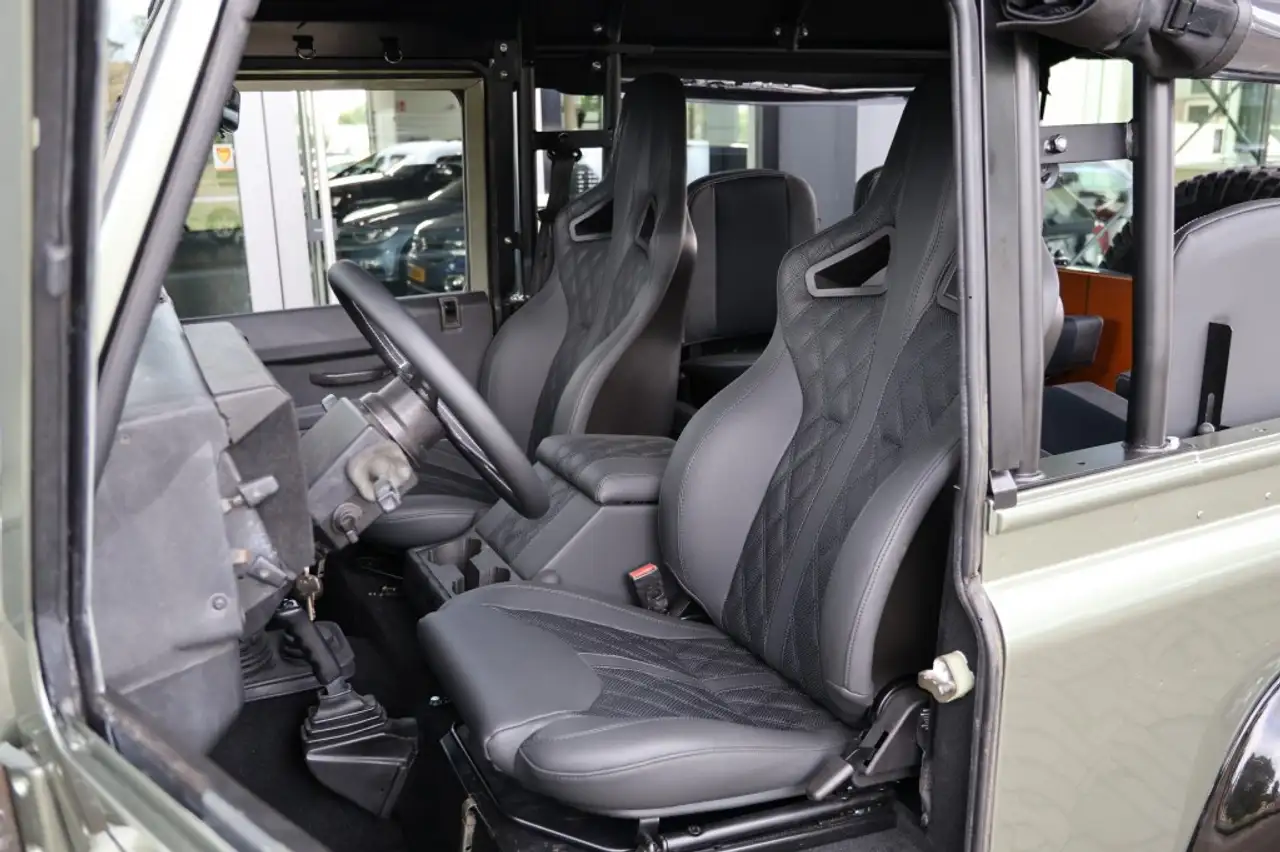 Land Rover Defender 90*BENZINE*SOFTTOP*EXMOOR*PANGEA GREEN*TOP STAAT*, foto 11