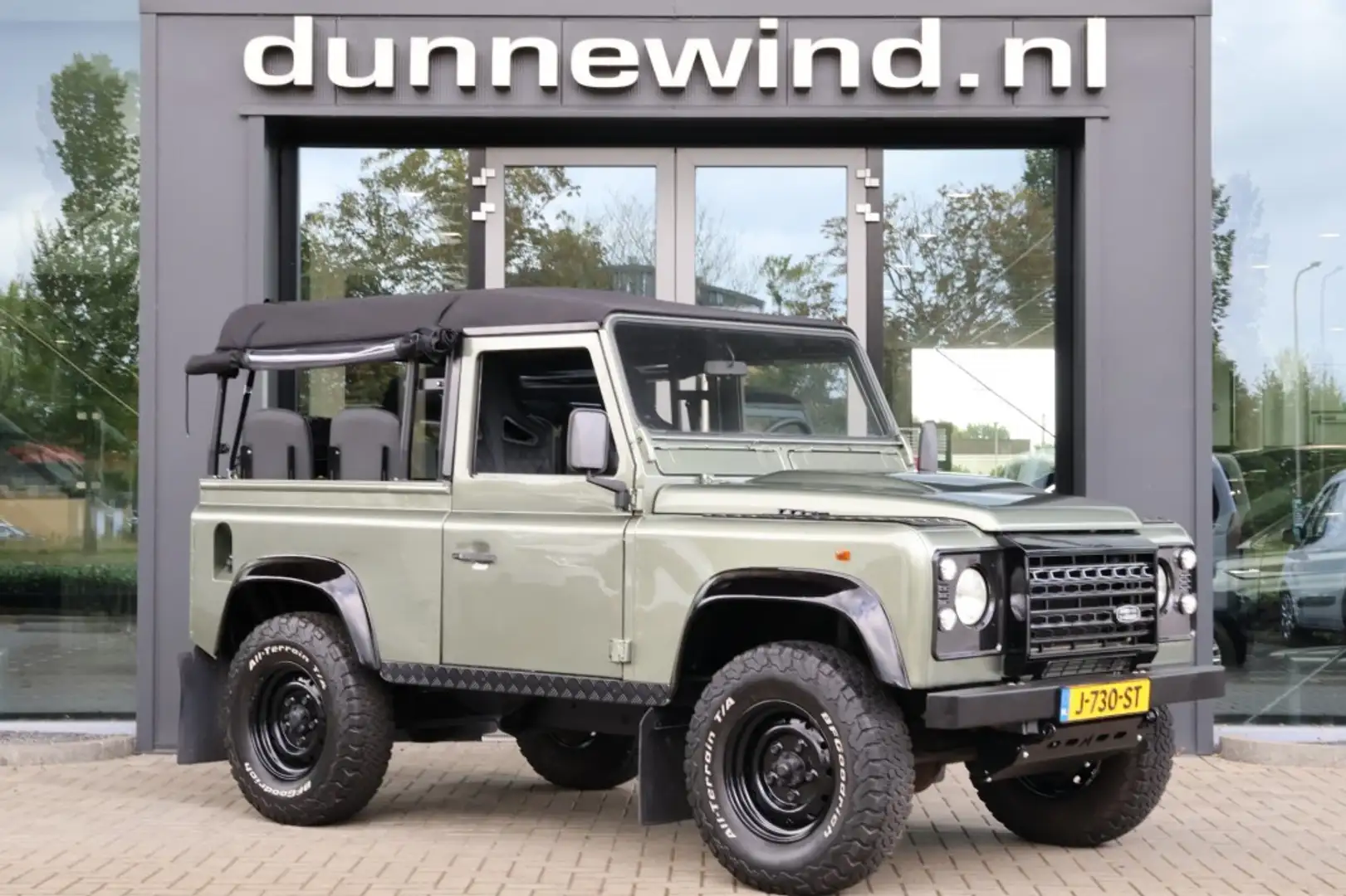 Land Rover Defender 90*BENZINE*SOFTTOP*EXMOOR*PANGEA GREEN*TOP STAAT* Vert - 1
