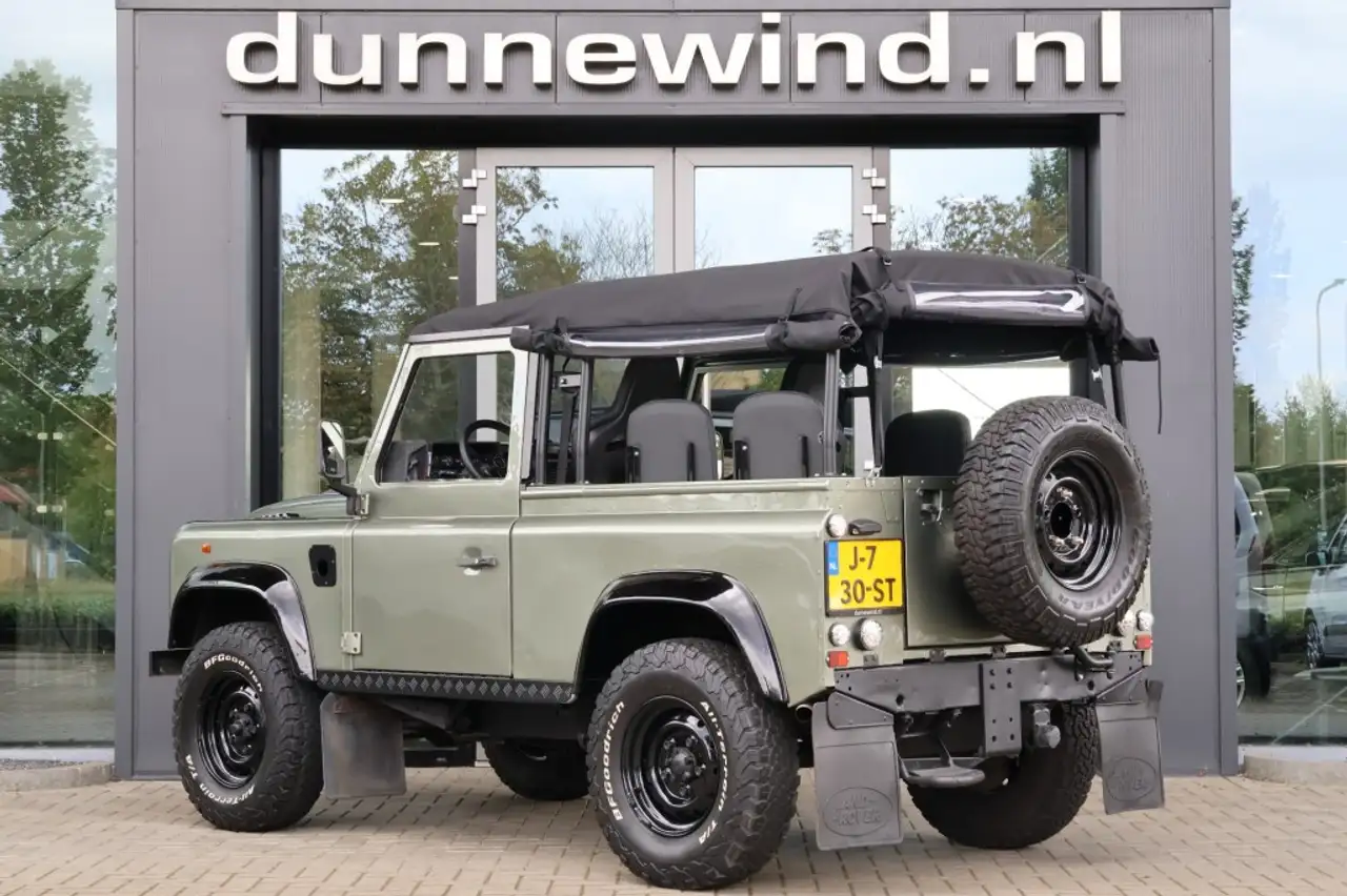 Land Rover Defender 90*BENZINE*SOFTTOP*EXMOOR*PANGEA GREEN*TOP STAAT*, foto 6