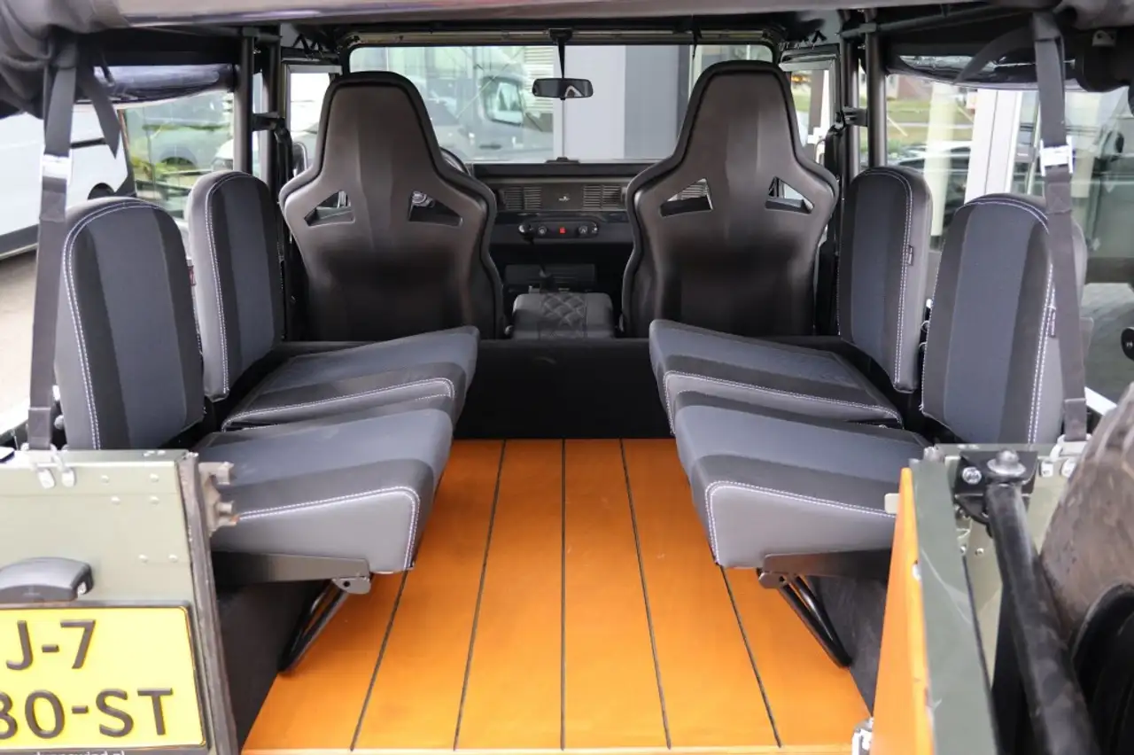 Land Rover Defender 90*BENZINE*SOFTTOP*EXMOOR*PANGEA GREEN*TOP STAAT*, foto 8