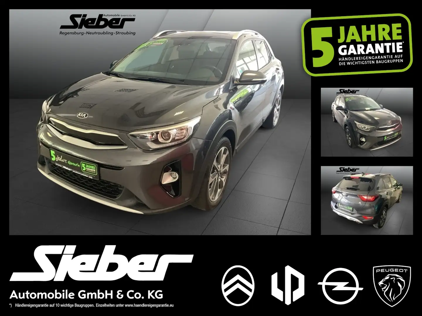 Kia Stonic 1.4 Vision **Navi**Klimaautomatik** Gris - 1