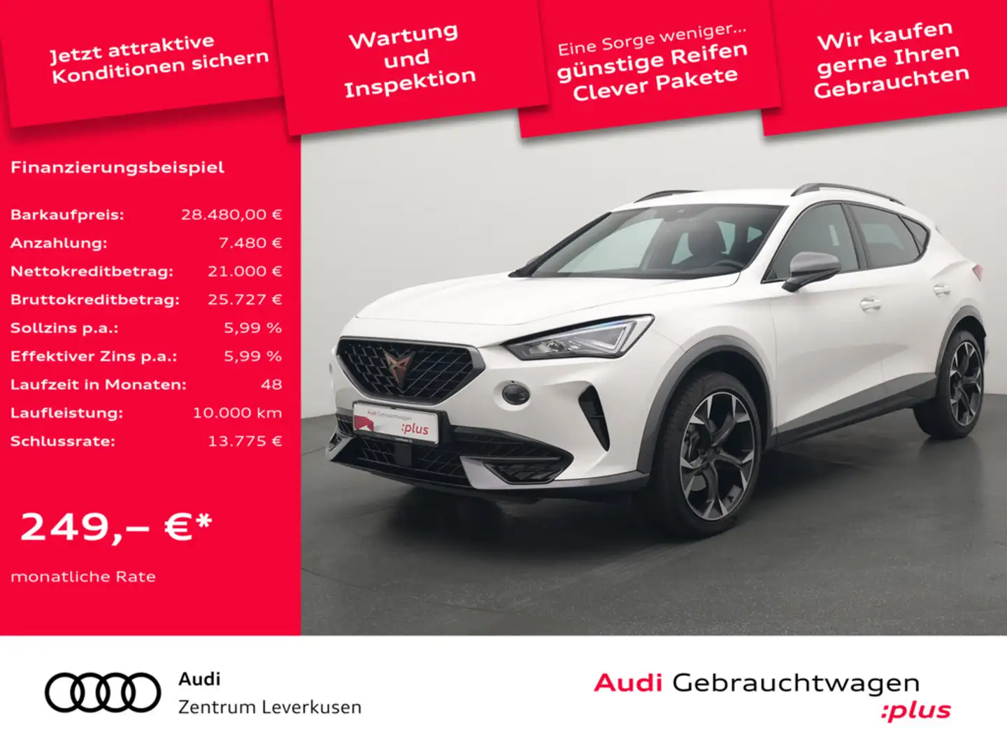 CUPRA Formentor DSG LED VIRT KAM SHZ PDC CARPLAY Schwarz - 1