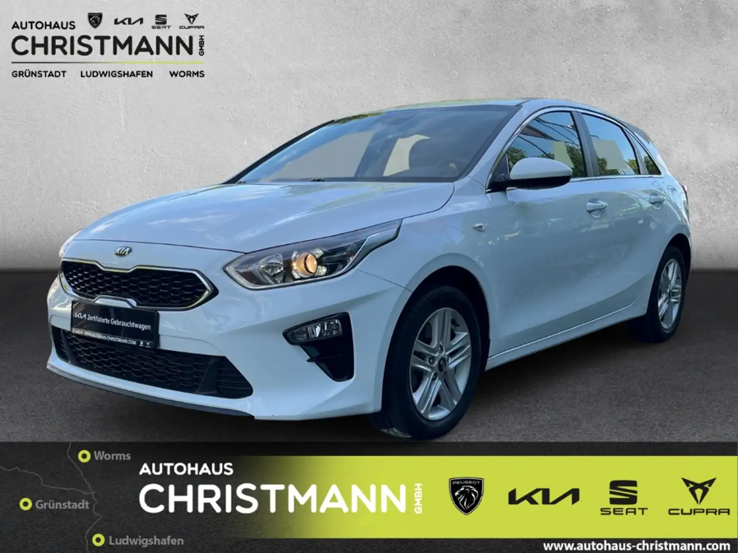 Kia Ceed / cee'd VISION 1.0 T-GDI EU6d-T *8-FACH BEREIFT* *NAVI* *S Weiß - 1
