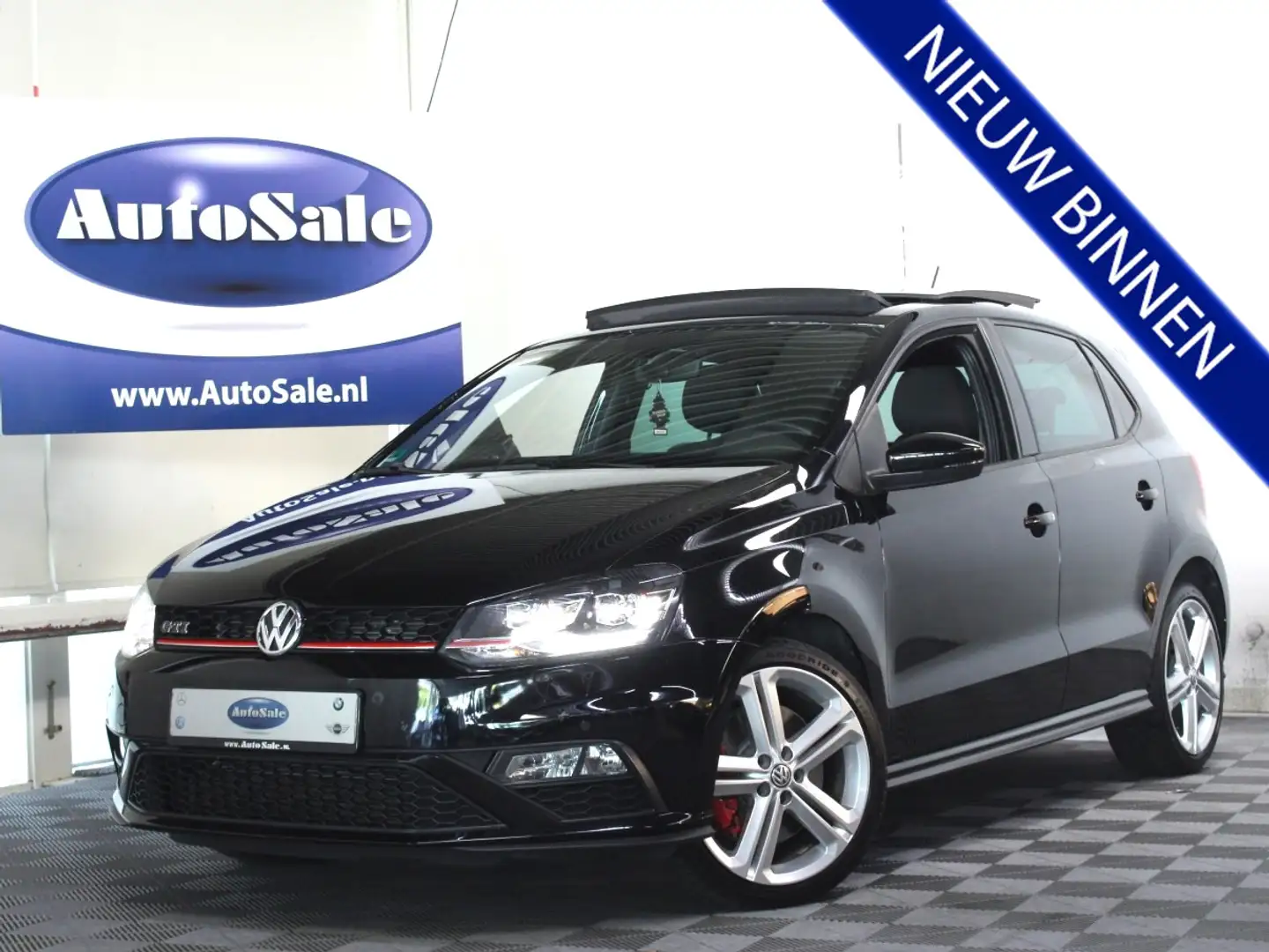 Volkswagen Polo GTI 1.8 TSI 230pk DSG PANO NAV CAM DAB CRUISE STOELVW Nero - 1