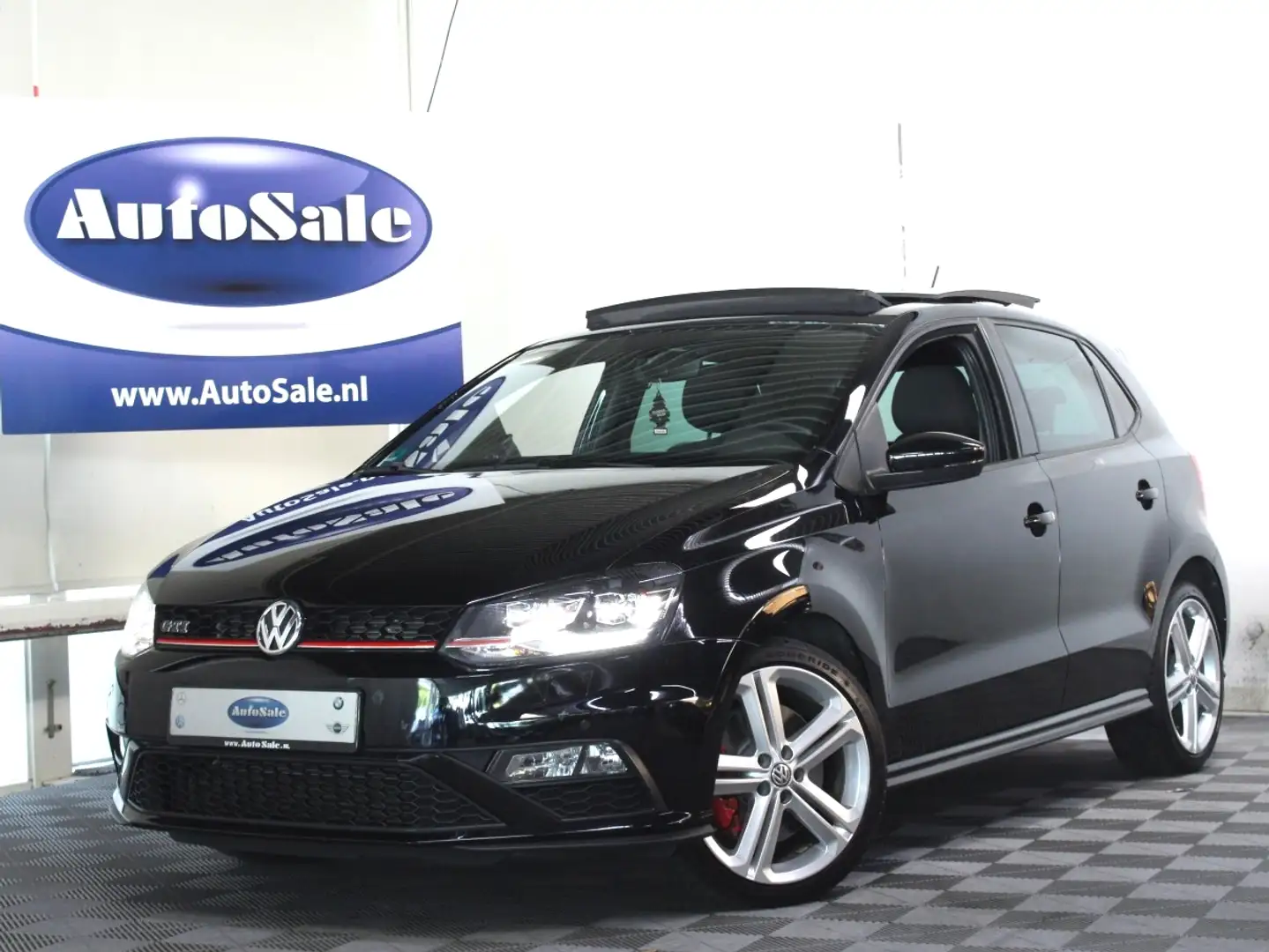 Volkswagen Polo GTI 1.8 TSI 230pk DSG PANO NAV CAM DAB CRUISE STOELVW Negro - 1