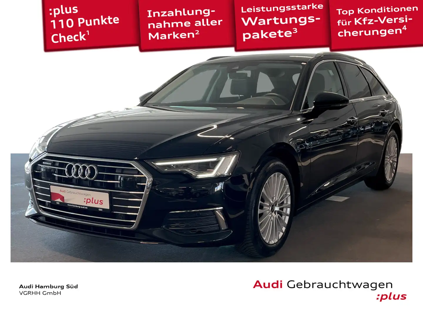 Audi A6 40 TDI qu. design S tronic NAVI/MATRIX Schwarz - 1