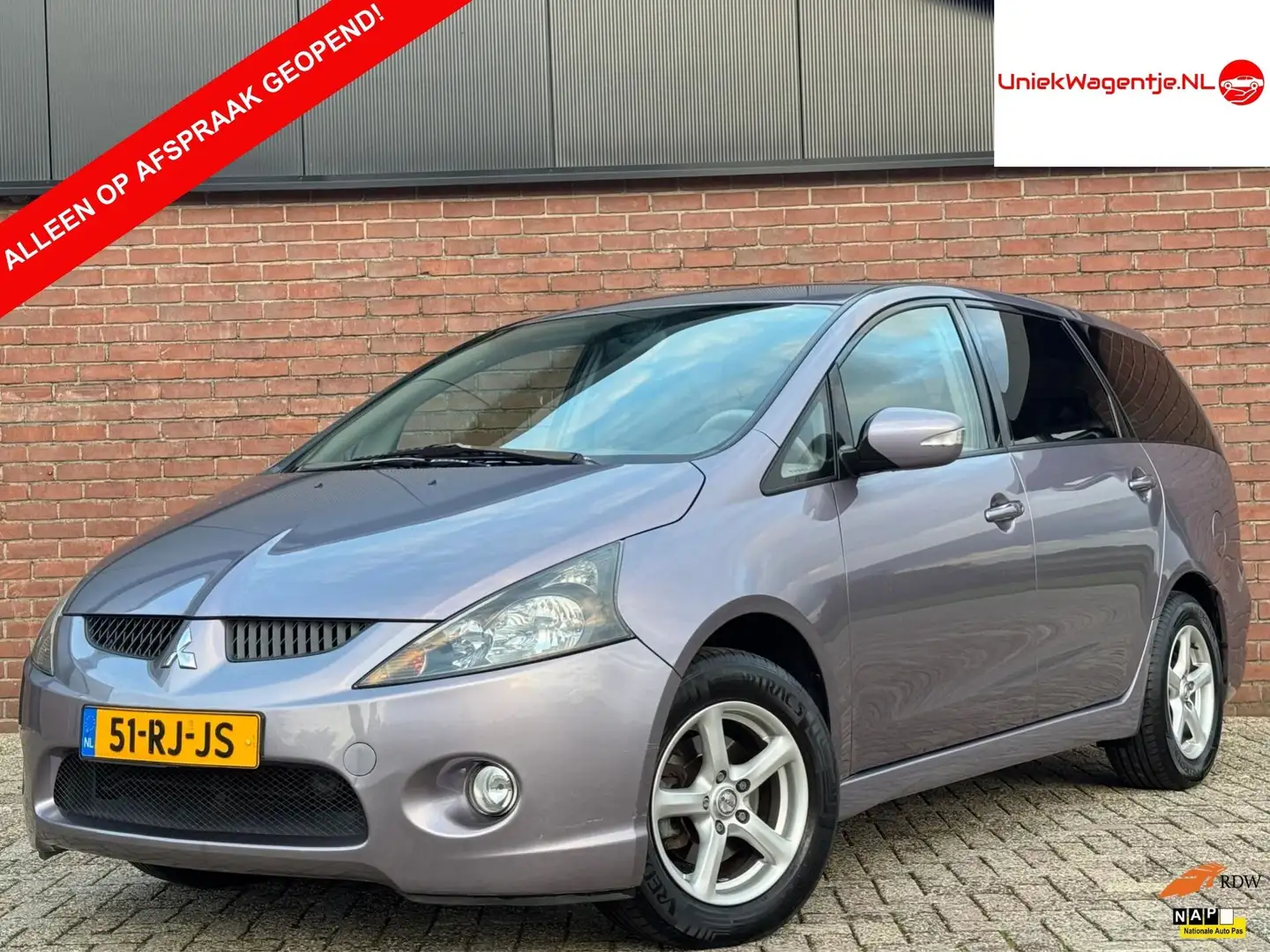 Mitsubishi Grandis 2.4-16V | NL-AUTO! | 1E EIG! | DEALER OH! Rouge - 1