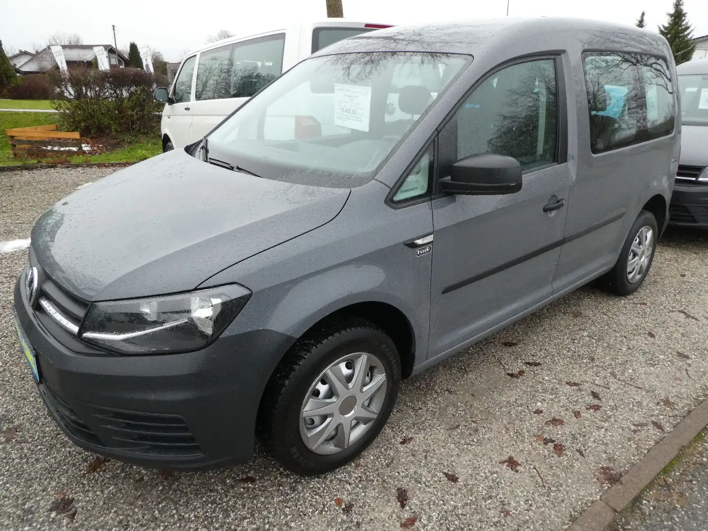 Volkswagen Caddy Kombi 1,0 TSI Klima+Tempomat+PDC Grau - 2