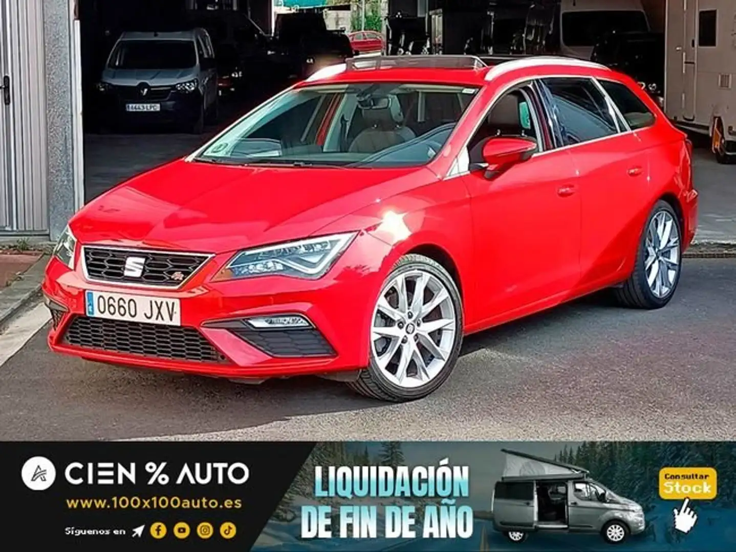 SEAT Leon ST 2.0TDI CR S&S FR 184 Rojo - 1