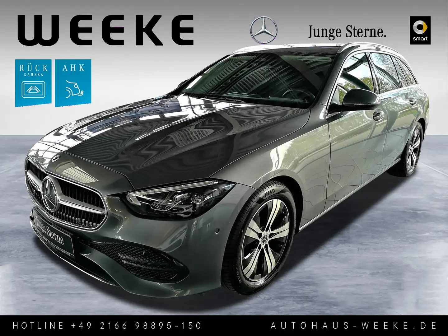 Mercedes-Benz C 220 d T Avantgarde ADVANCED+ANHÄNGERKUPPLUNG+T Grau - 1