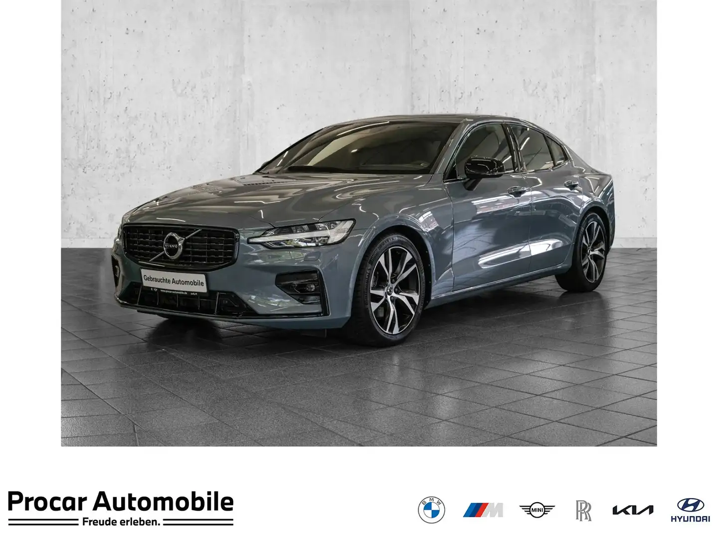 Volvo S60 B4 R Design Aut Nav LED RFK+PDC 18" Grigio - 1
