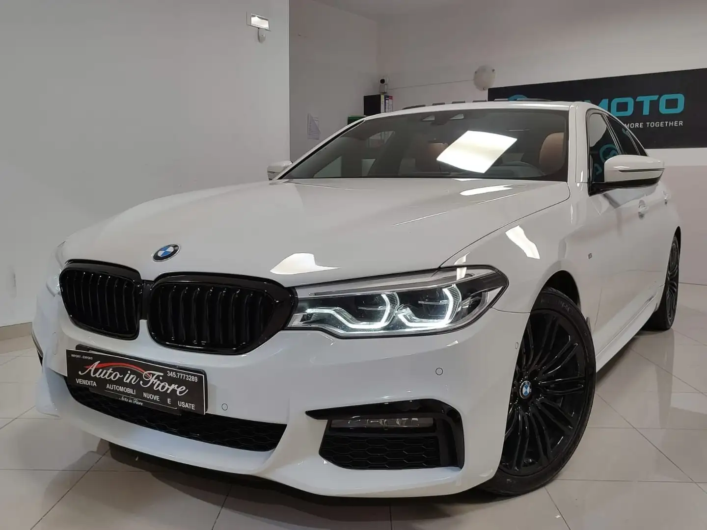 BMW 525 525 M SPORT 231 CV BITURBO TETTO PELLE FULLL Blanc - 1