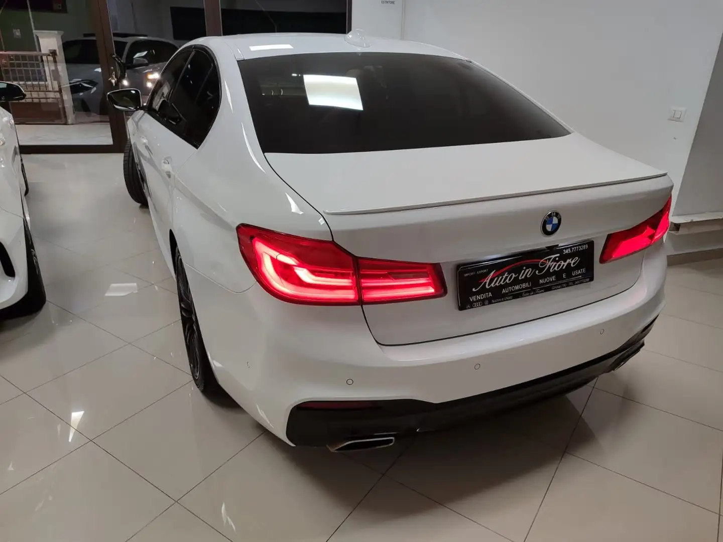 BMW 525 525 M SPORT 231 CV BITURBO TETTO PELLE FULLL Blanc - 2