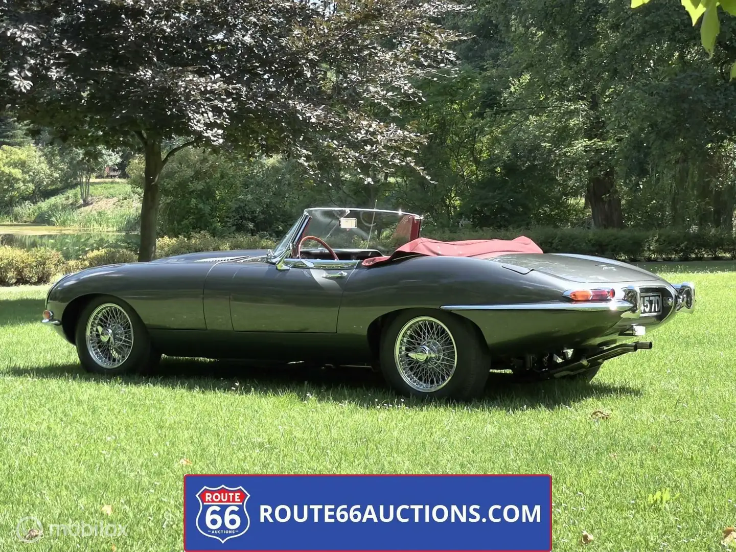 Jaguar E-Type 1965 | Route 66 Auctions Gris - 2