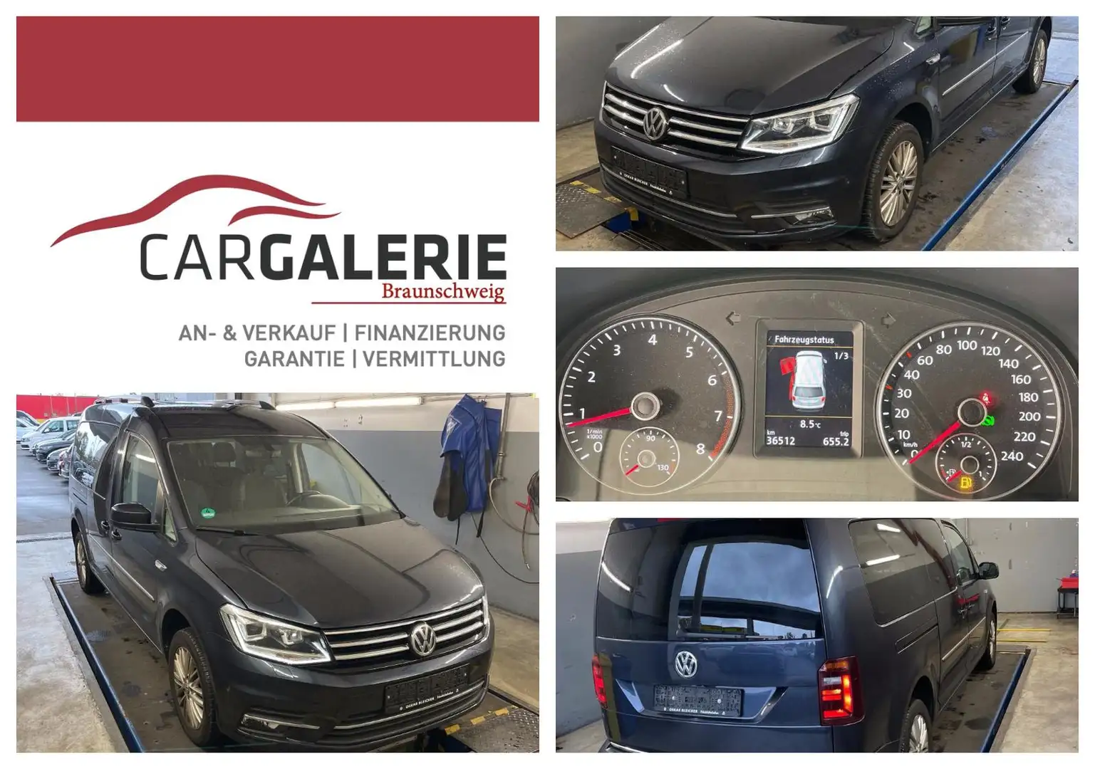 Volkswagen Caddy 1.4 TSI Maxi Highline*DSG*7 SITZER*SHZ*XEN Bleu - 1