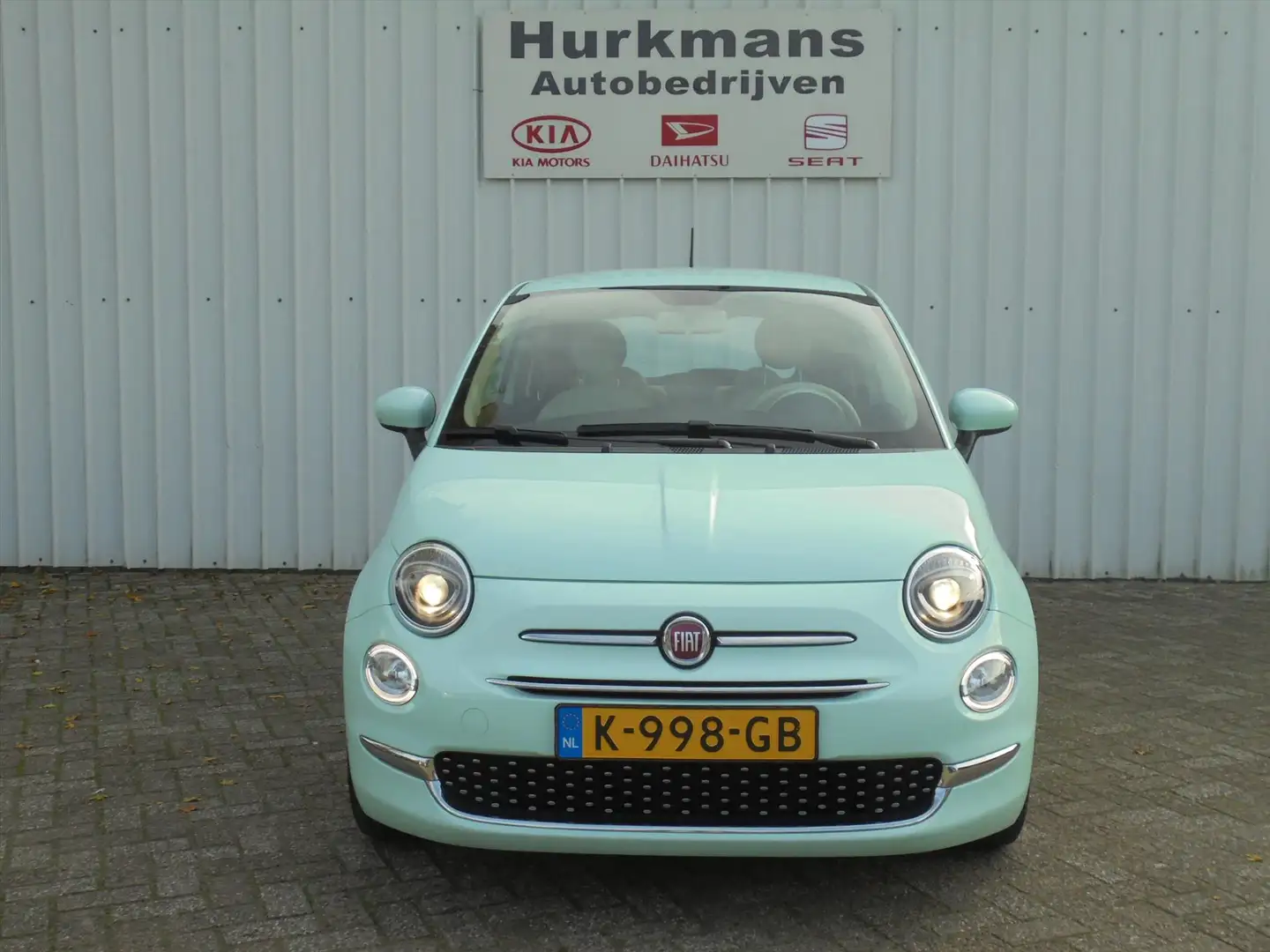 Fiat 500 1.0 70pk Hybrid Lounge / Apple carplay / Cruise Groen - 2