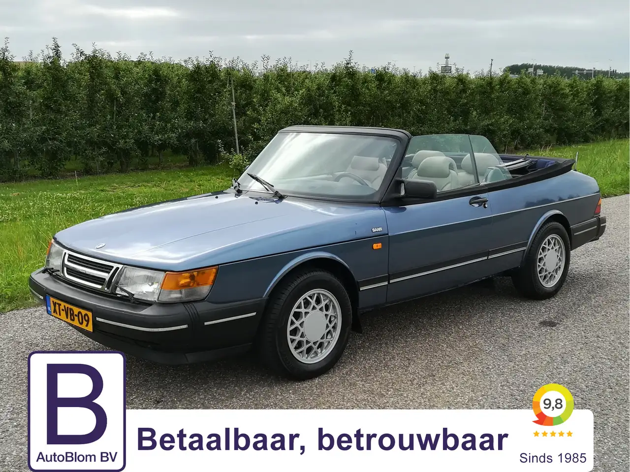 Saab 900 Classic Cabrio 2.0 S /Leder/zeer nette auto!/, foto 1
