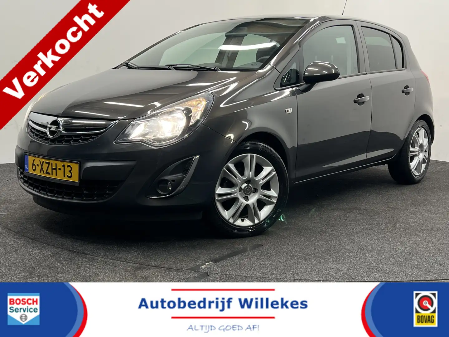 Opel Corsa 1.2-16V BlitZ | NAVIGATIE | TREKHAAK | STOEL-/STUU Grau - 1