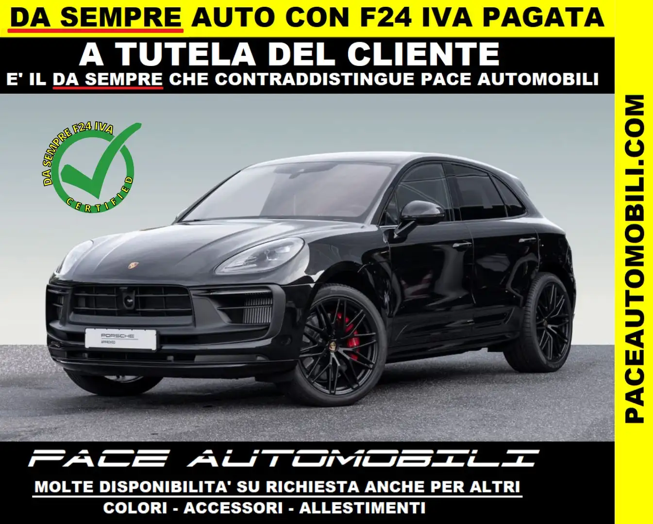 Porsche Macan GTS SPORT CHRONO BOSE CARBONIO KAMERA PELLE BLACK Nero - 1