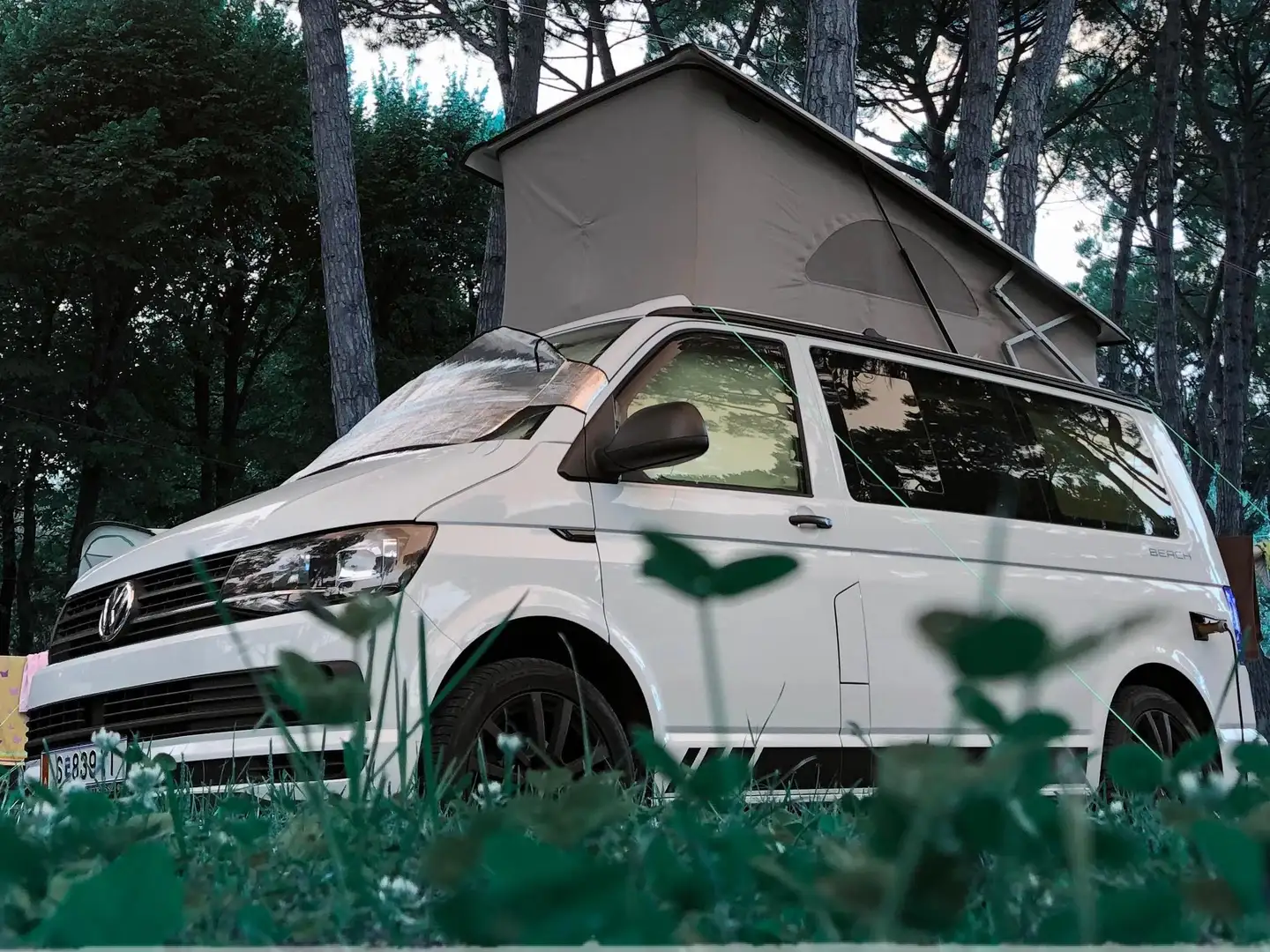 Volkswagen T6 California California Beach 2,0 TDI BMT Beach Weiß - 1