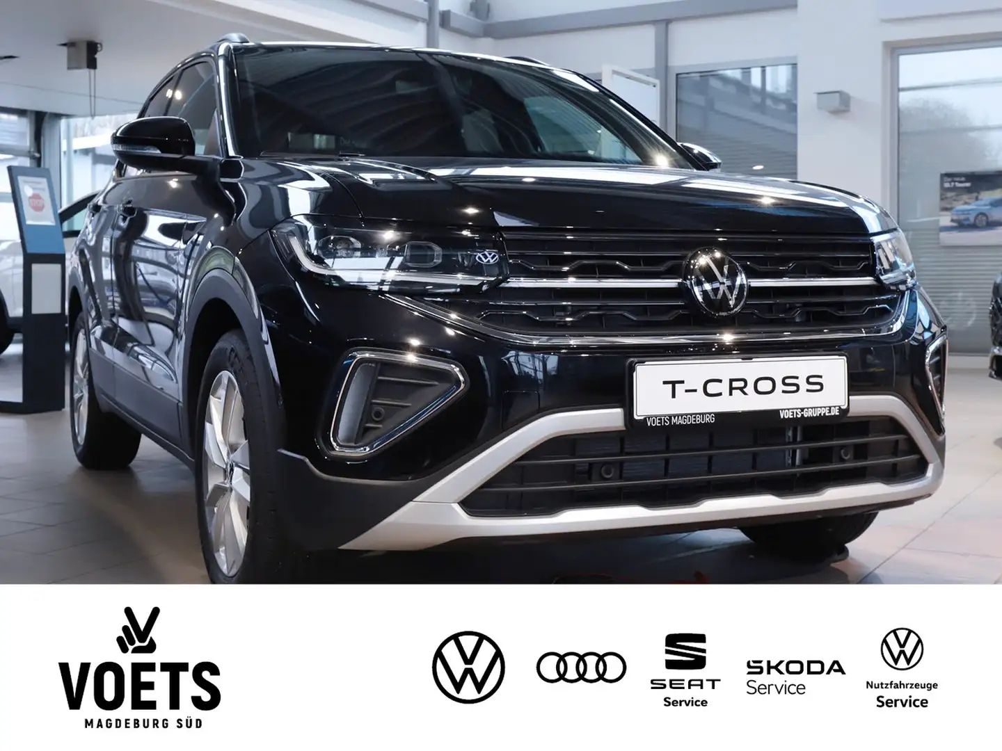 Volkswagen T-Cross Life 1.0 l TSI OPF 85 kW (116 PS Goal AHK+KAMER... Schwarz - 2