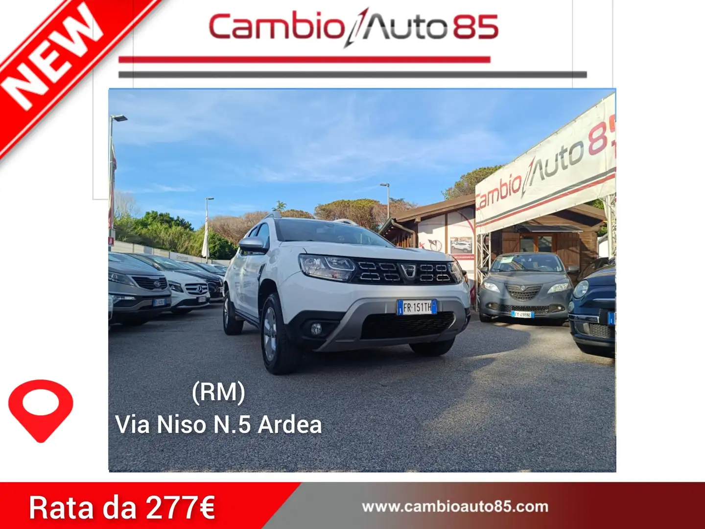 Dacia Duster Duster II 2018 1.6 sce Prestige 4x2 s Bianco - 1