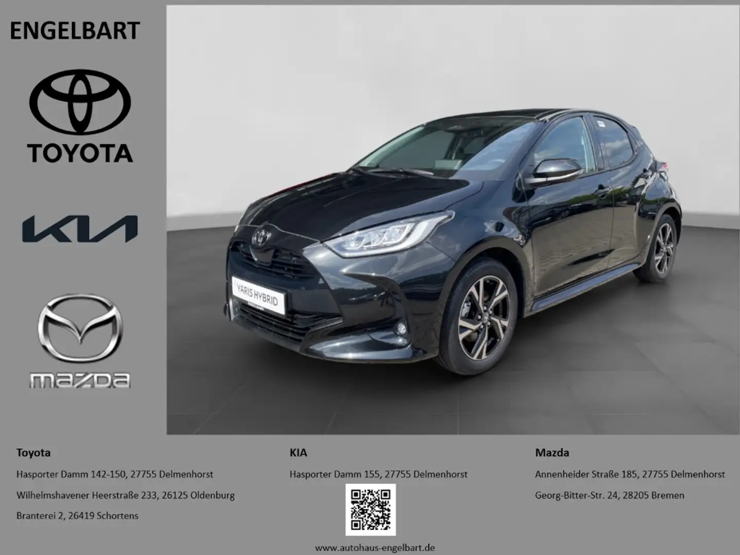 Toyota Yaris 1.5 Hybrid Teamplayer Comfort+Safety Paket Schwarz - 1