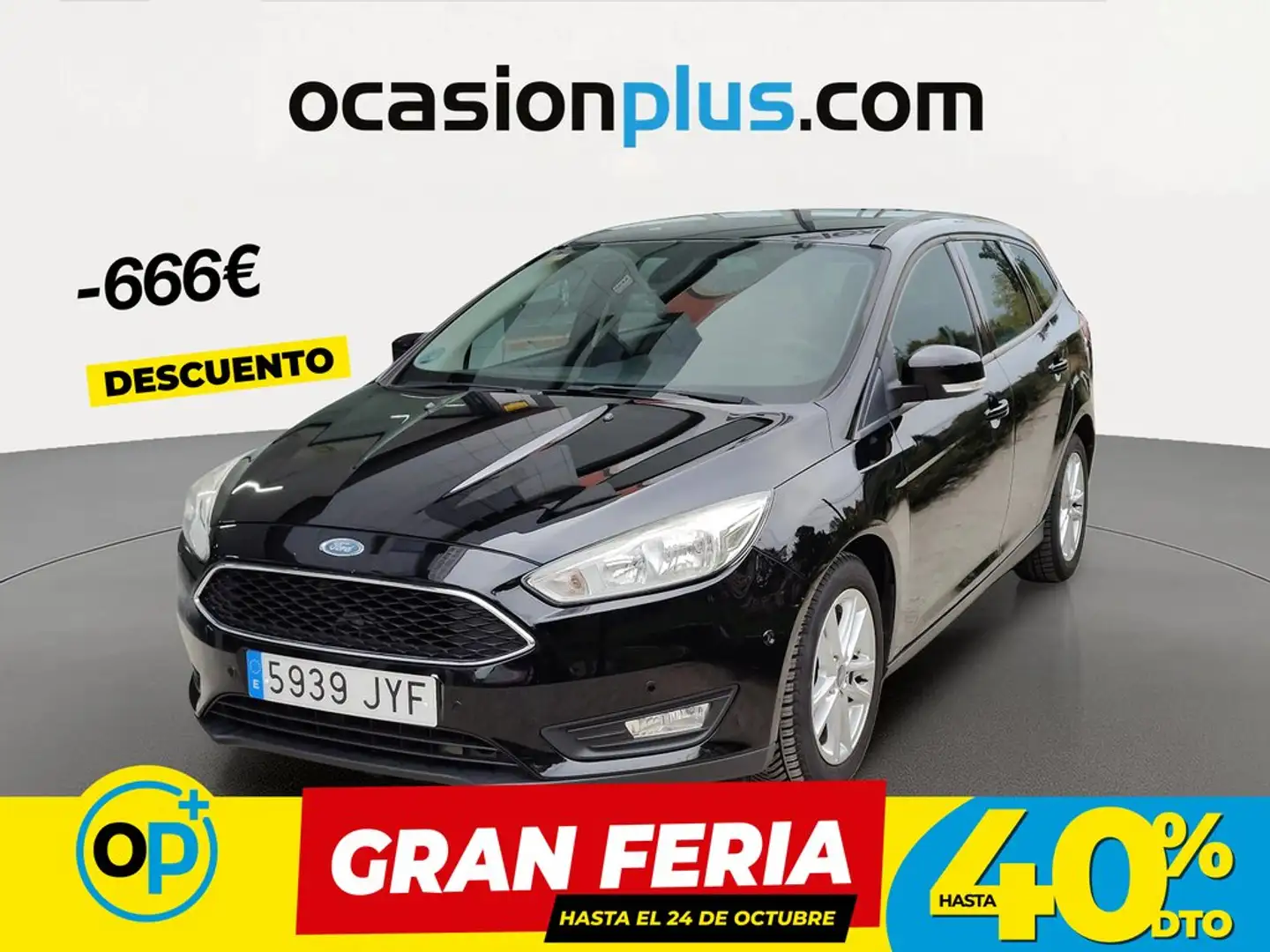 Ford Focus Sb. 1.5TDCi Business 120 Negro - 1