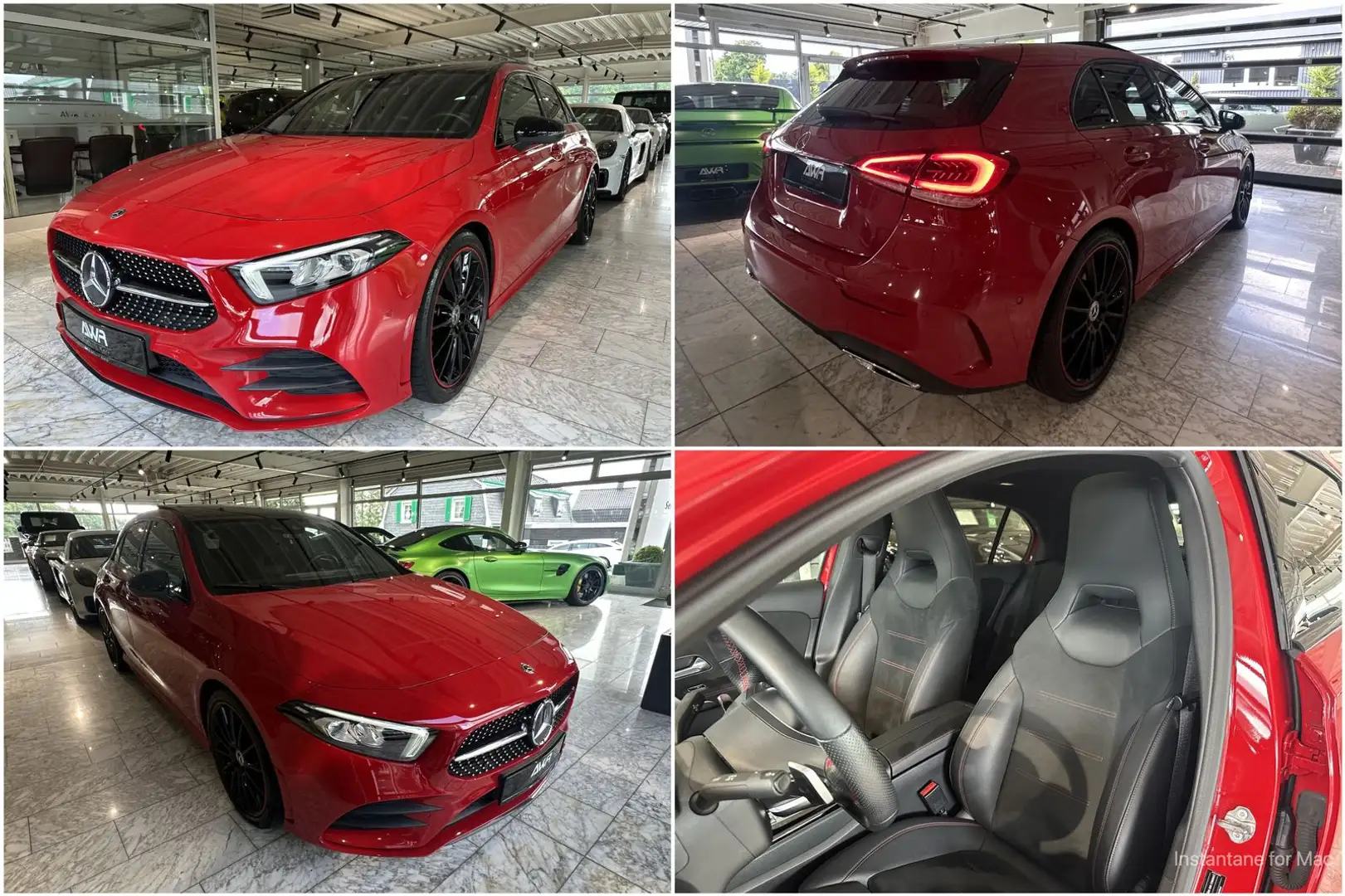 Mercedes-Benz A 250 4Matic AMG-LINE*PANO*NIGHT-P.*R.KAMERA*18" Rojo - 1