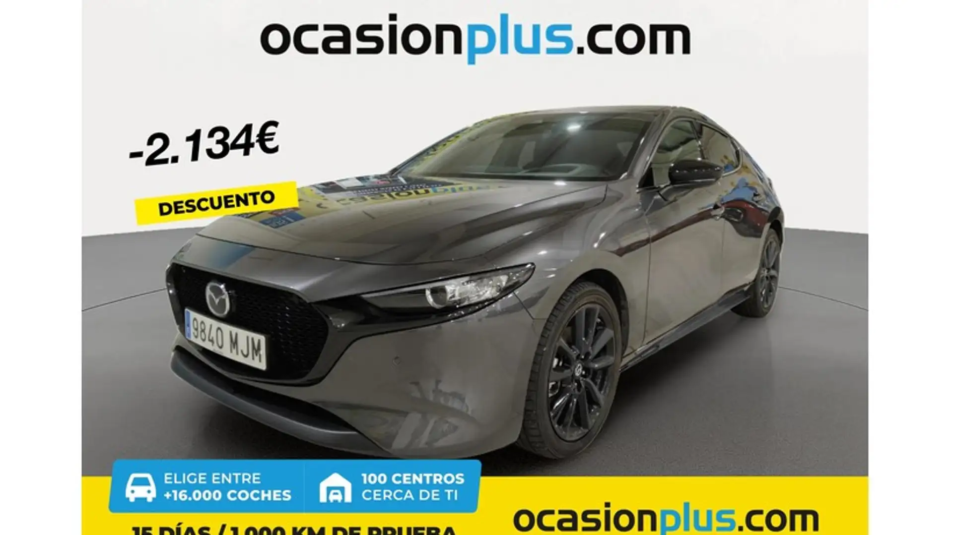 Mazda 3 2.0 e-Skyactiv-G Homura 90kW Gris - 1