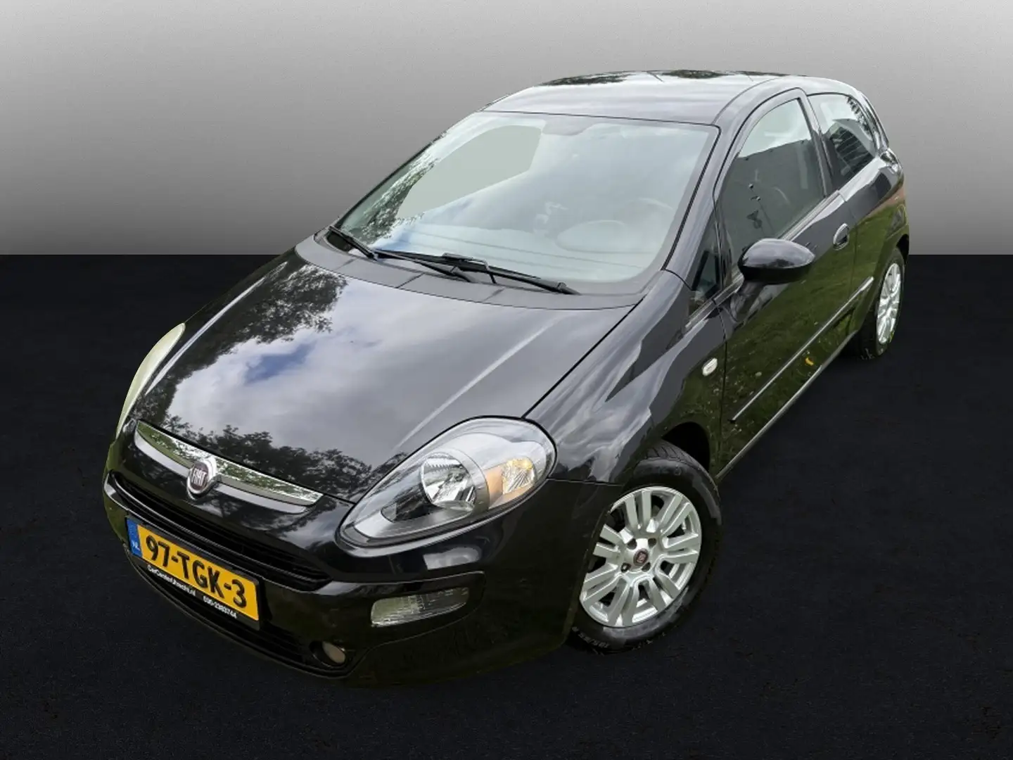 Fiat Punto Evo 1.3 M-Jet Mylife | navi | airco | 3 deurs | Zwart - 2