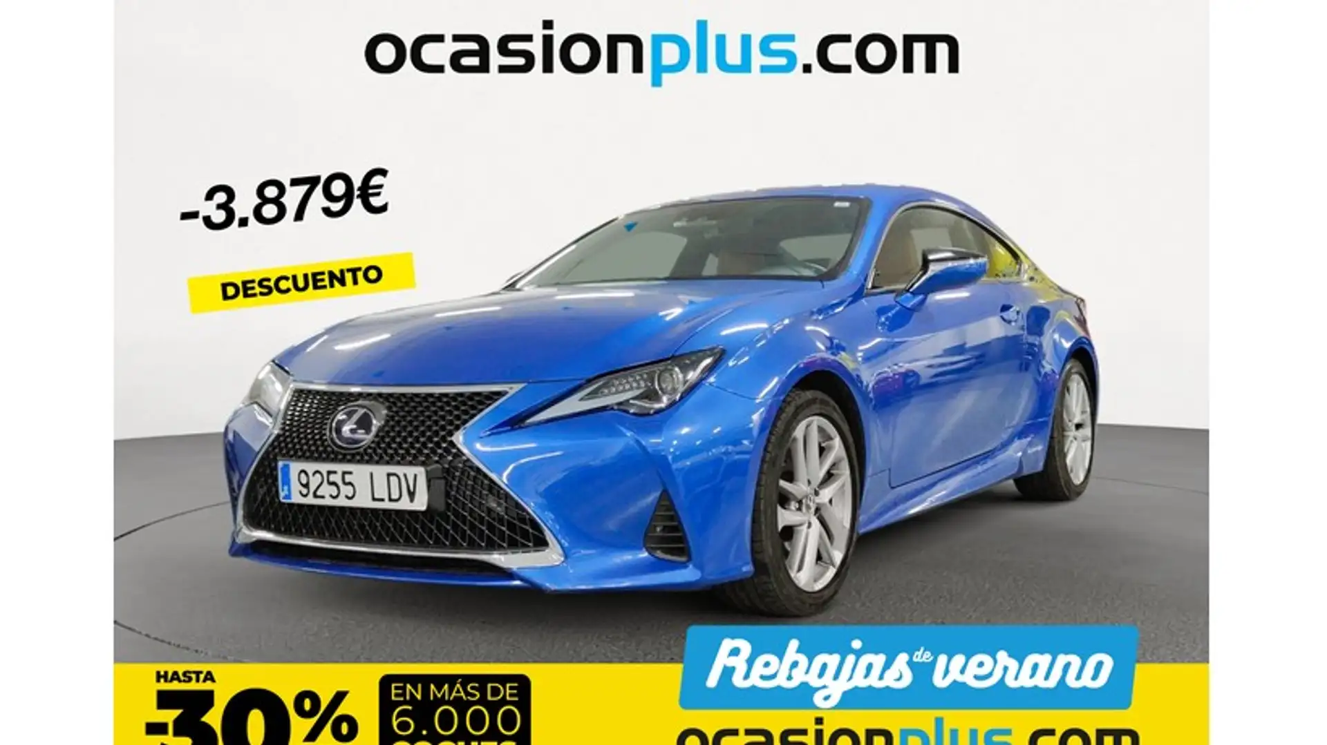 Lexus RC 300h Executive Navigation Blauw - 1
