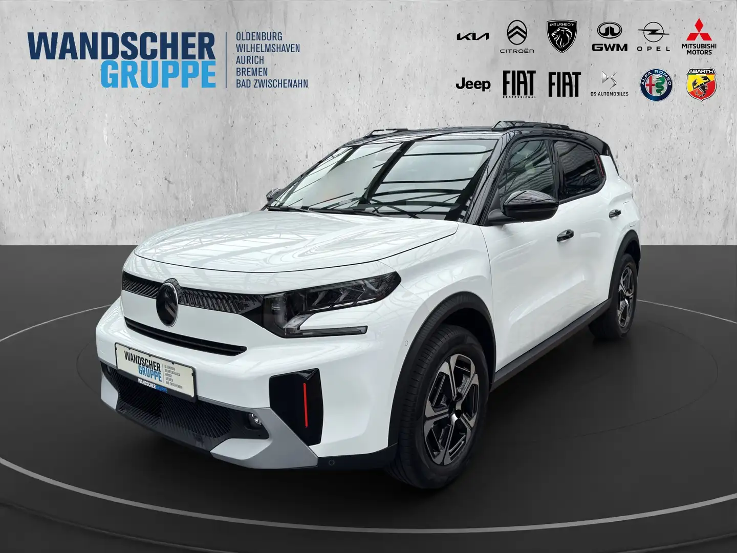 Citroen C3 Aircross MAX 145 HYBRID KAM+LED+PDC+SHZ+LHZ Blanc - 1