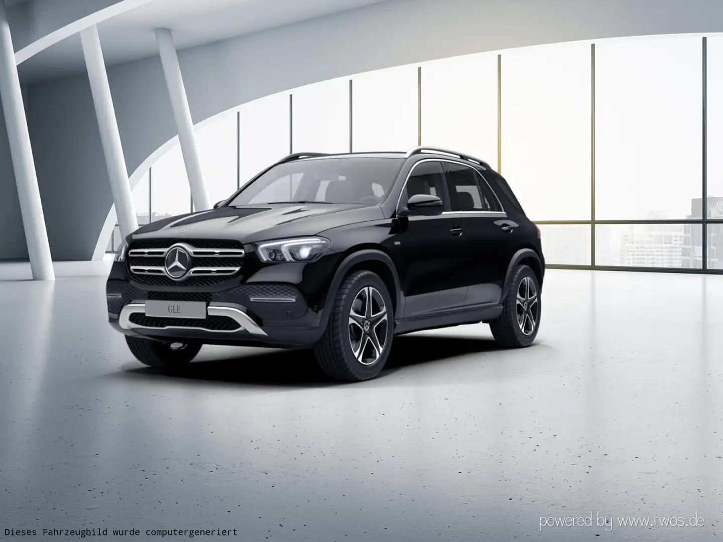 Mercedes-Benz GLE 350 GLE 350 de 4M Airm AHK Leder DISTRO Totwinkel Schwarz - 2