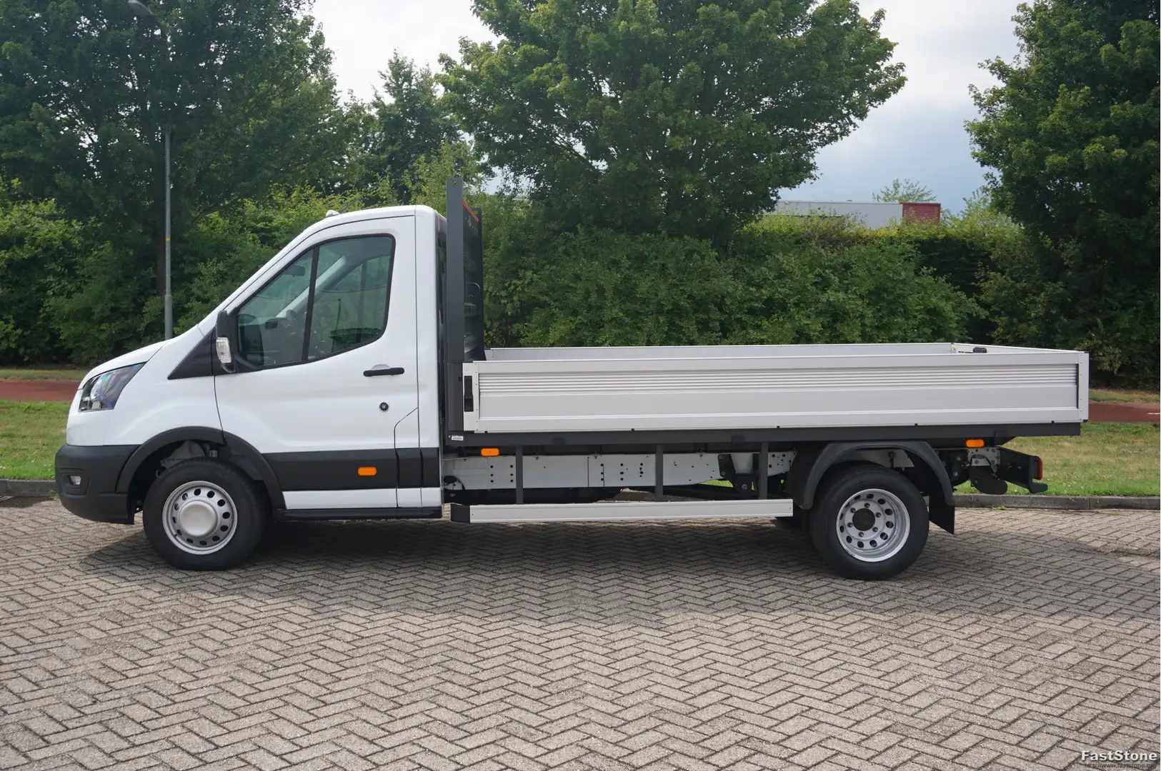 Ford Transit 350L Open laadbak 170PK Dubbellucht L3 Airco, Came Blanc - 2