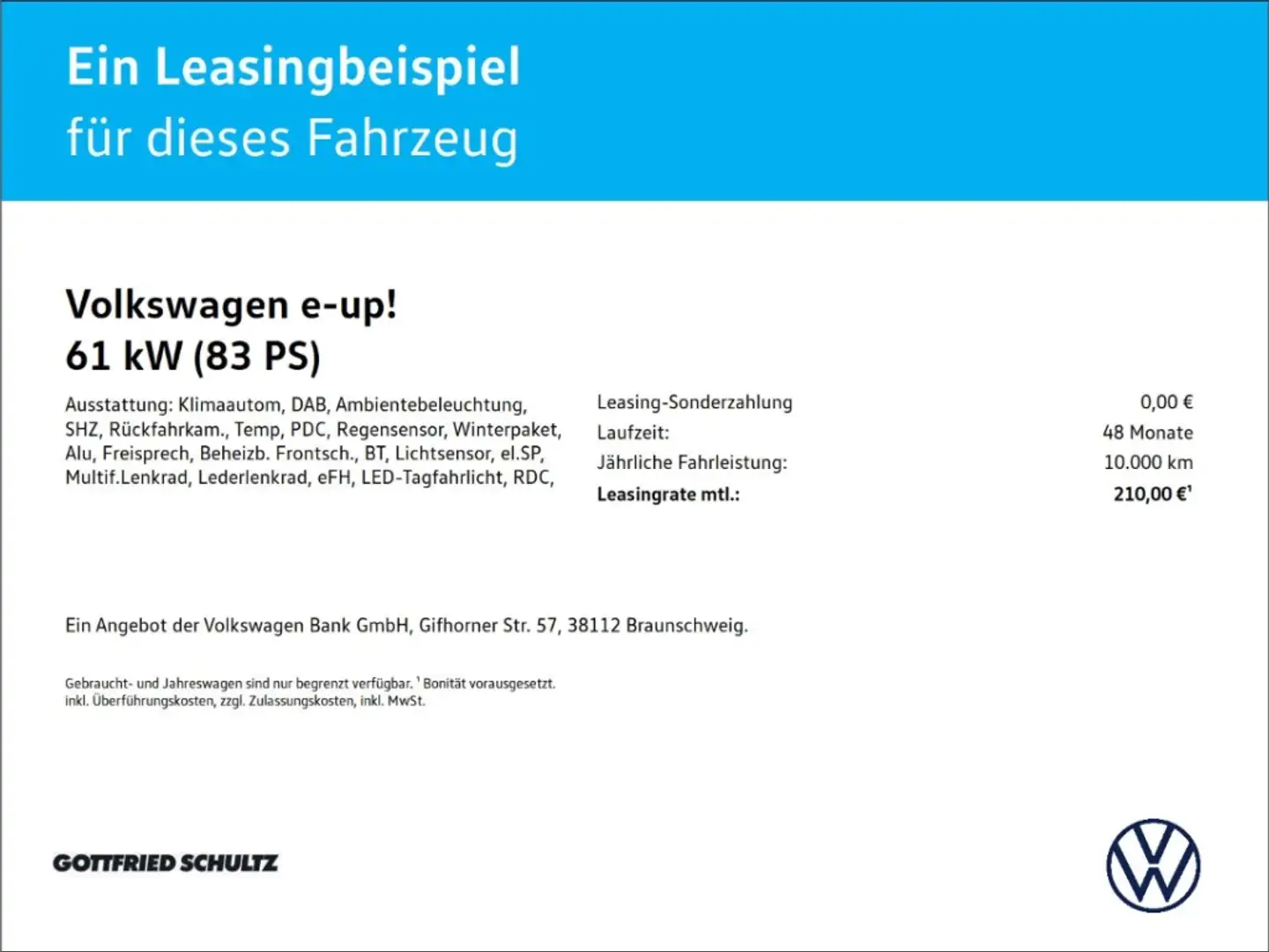 Volkswagen e-up! SYTLE PLUS 32kWh SITZHEIZUNG EINPARKHILFE CCS Weiß - 2