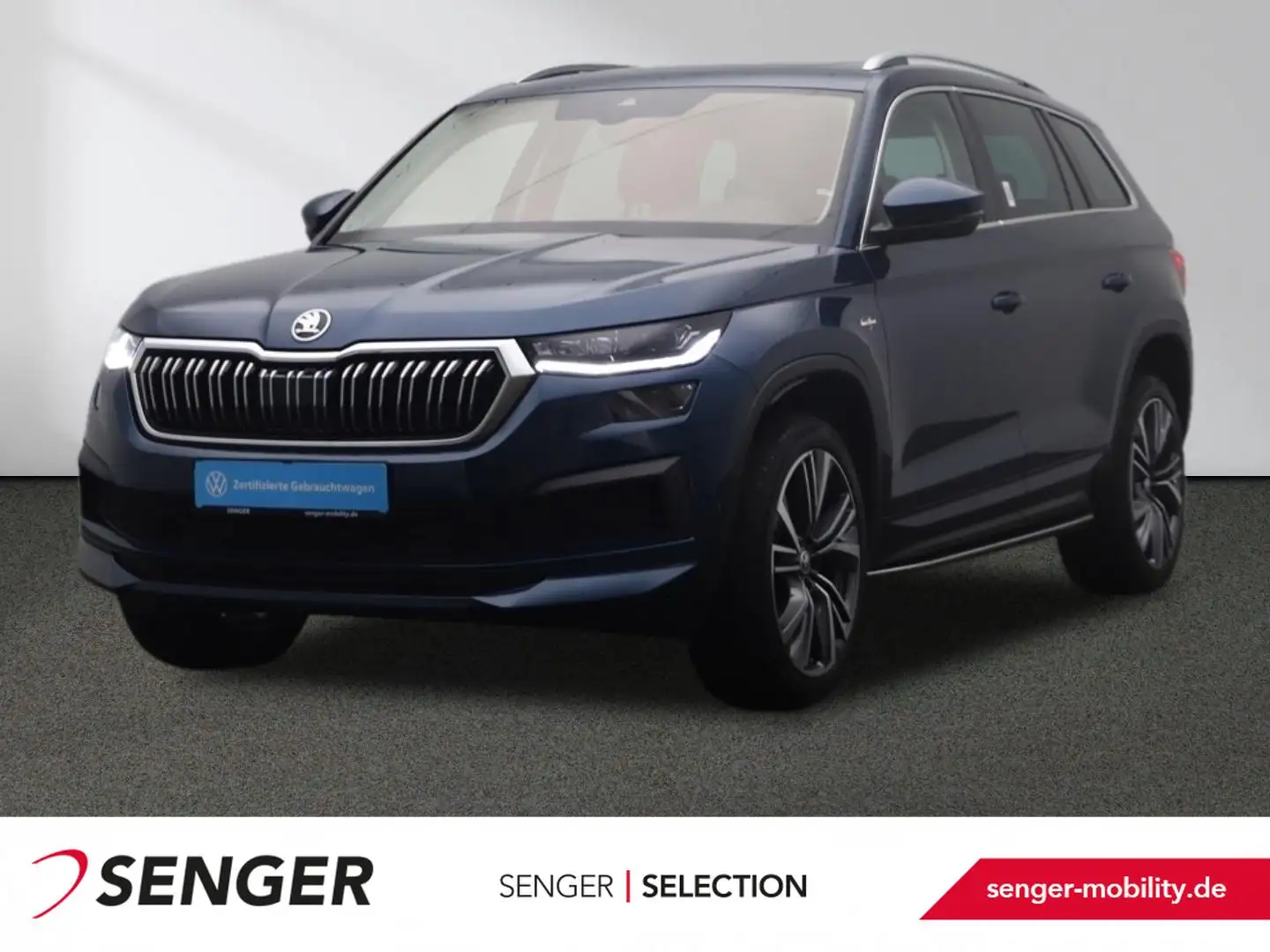 Skoda Kodiaq L&K 2.0 TDI DSG 4x4 AHK Pano Navi LED ACC Albastru - 1