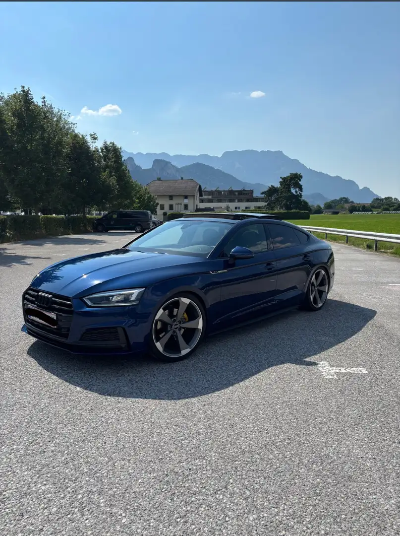 Audi A5 SB 2,0 TFSI sport S-tronic Blau - 1