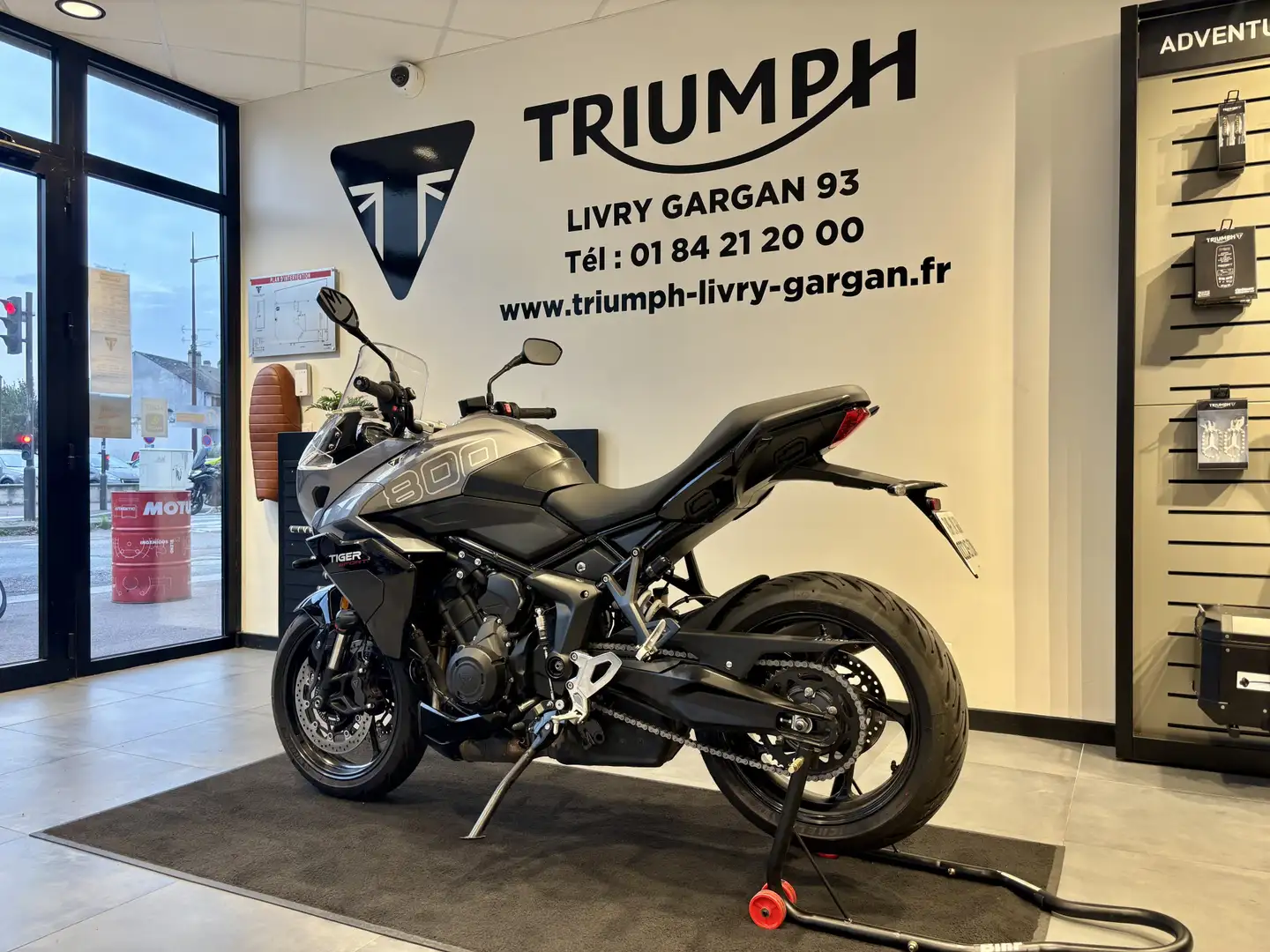 Triumph Tiger 800 Argent - 2