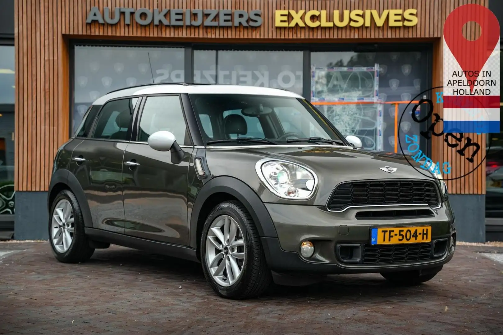 MINI Cooper S Countryman Mini 1.6 ALL4 Chili Panodak Gris - 1
